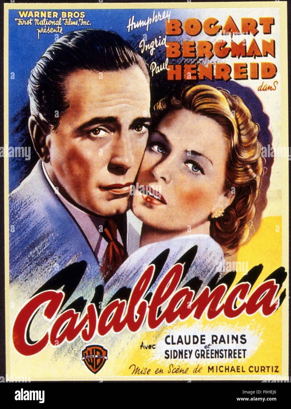 Casablanca Movie Poster 1942 High Resolution Stock Photography and Images -  Alamy