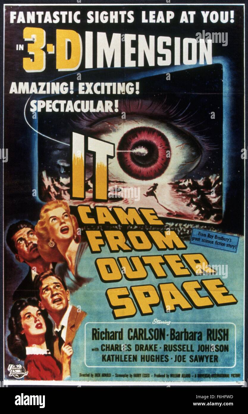 1953, Film Title: IT CAME FROM OUTER SPACE, Director: JACK ARNOLD, Studio: UNIVERSAL. (Credit Image: SNAP) Stock Photo