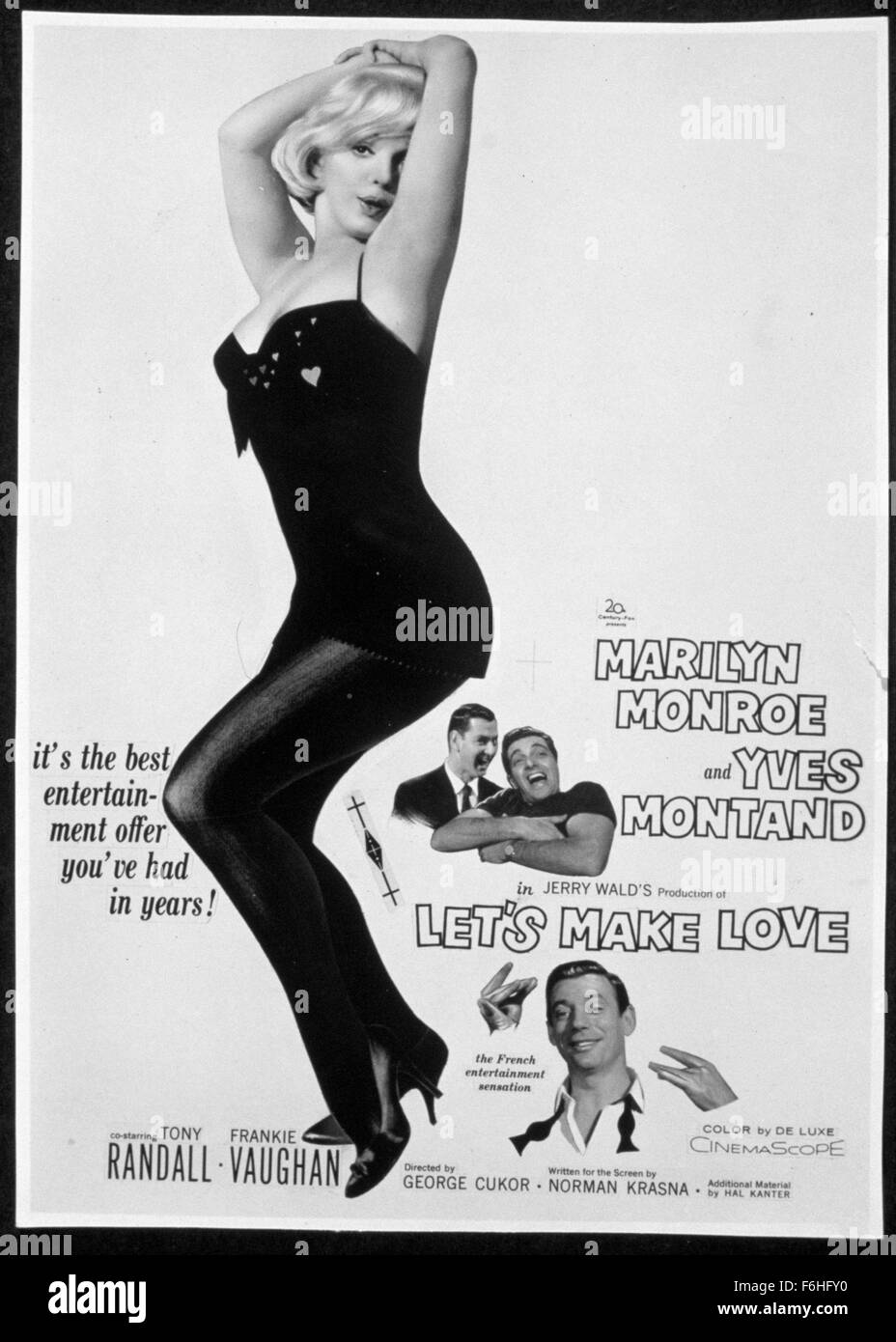 1960, Film Title LET'S MAKE LOVE, Director CUKOR, Studio Stock