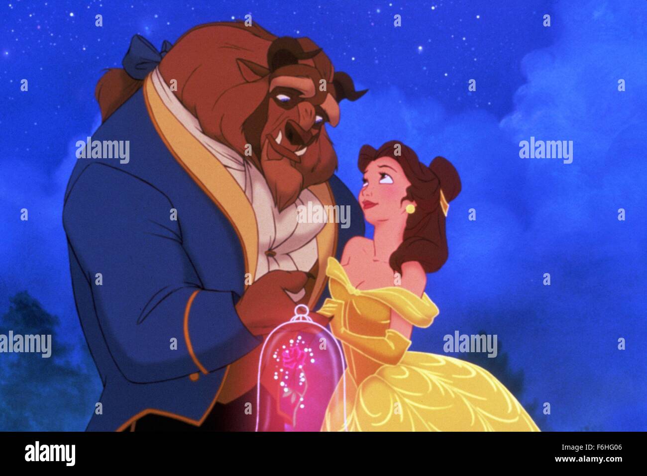 1991, Film Title: BEAUTY AND THE BEAST, Studio: DISNEY. (Credit Image: SNAP) Stock Photo