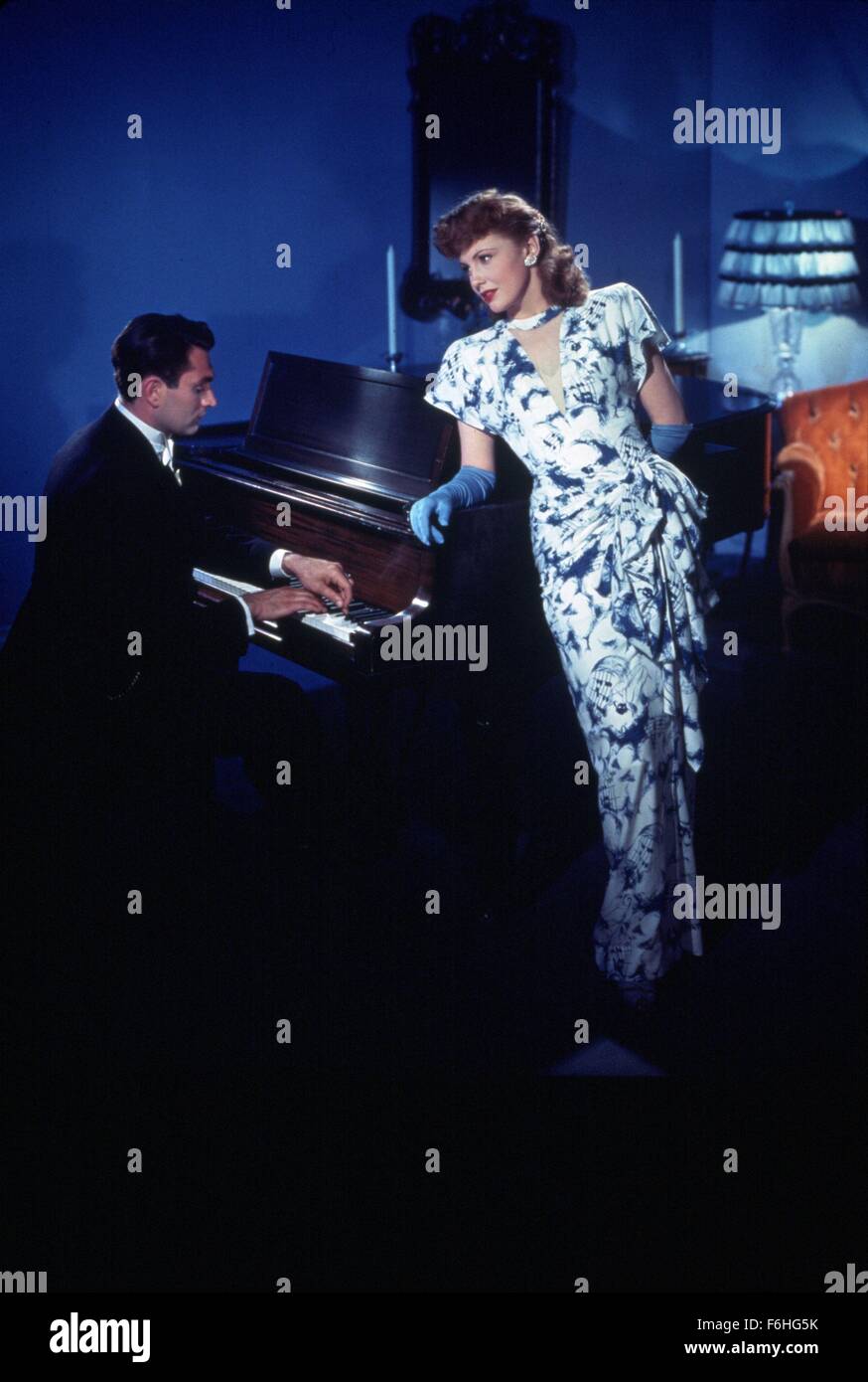 1945, Film Title: RHAPSODY IN BLUE, Studio: WARNER, Pictured: ALAN ALDA,  CHARACTER, GEORGE GERSHWIN: COMPOSER. (Credit Image: SNAP Stock Photo -  Alamy