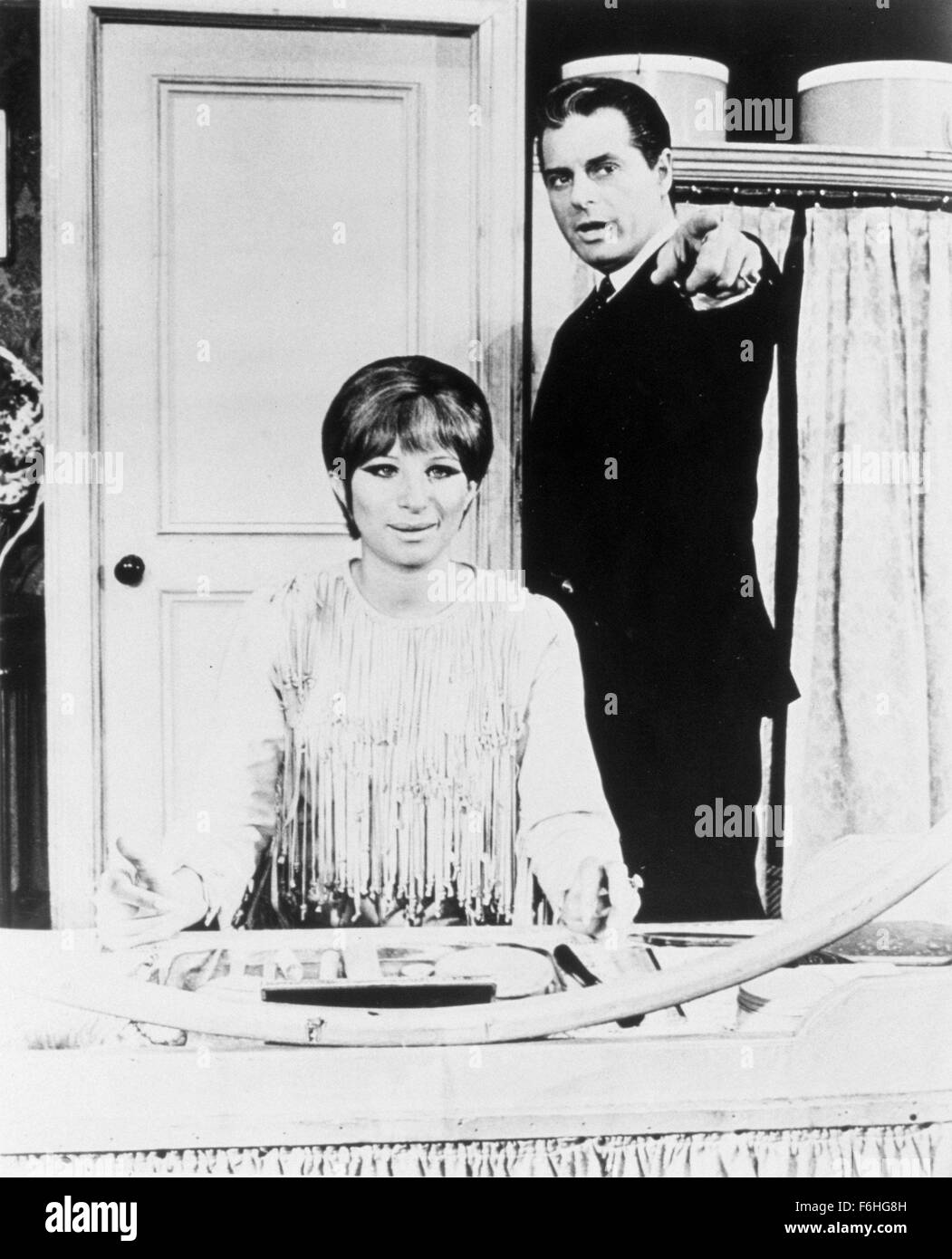 1964, Film Title: FUNNY GIRL, Director: GARSON KANIN, Studio: WINTER GARDEN THEATR, Pictured: JOHNNY DESMOND, GARSON KANIN, STAGE, BARBRA STREISAND. (Credit Image: SNAP) Stock Photo