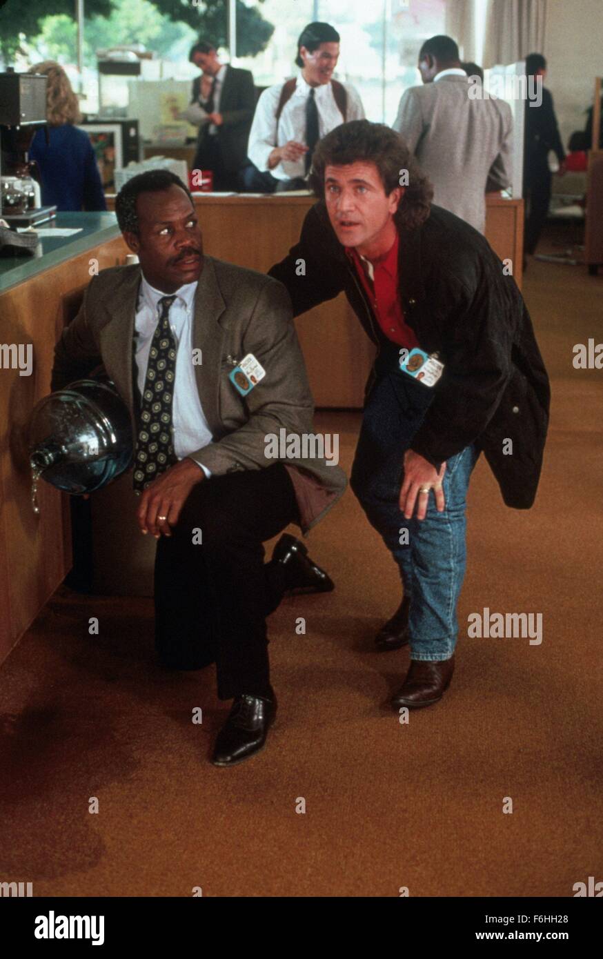 1992, Film Title: LETHAL WEAPON 3, Director: RICHARD DONNER, Studio: WARNER, Pictured: RICHARD DONNER, MEL GIBSON. (Credit Image: SNAP) Stock Photo