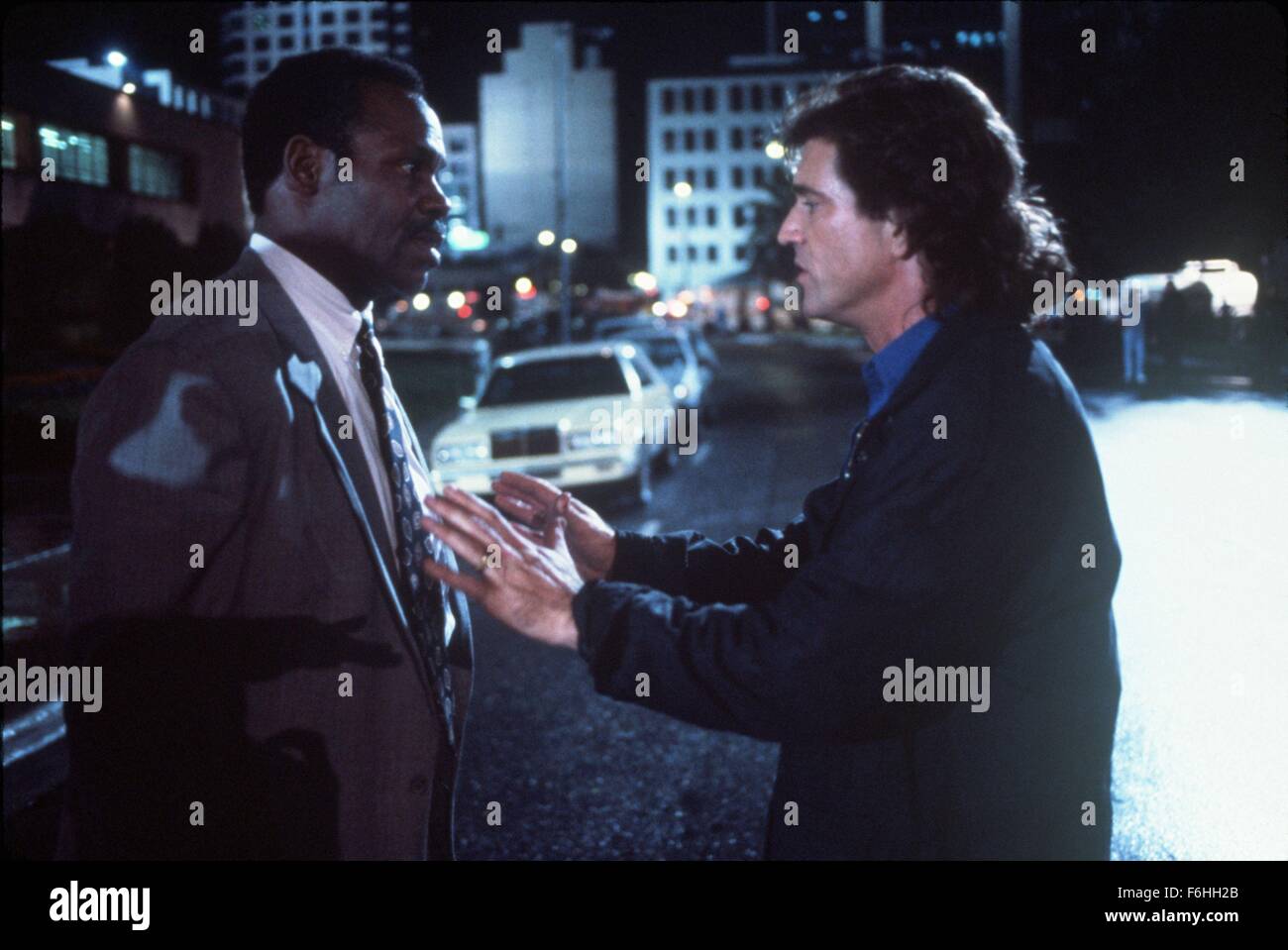 1992, Film Title: LETHAL WEAPON 3, Director: RICHARD DONNER, Studio: WARNER, Pictured: RICHARD DONNER, MEL GIBSON. (Credit Image: SNAP) Stock Photo