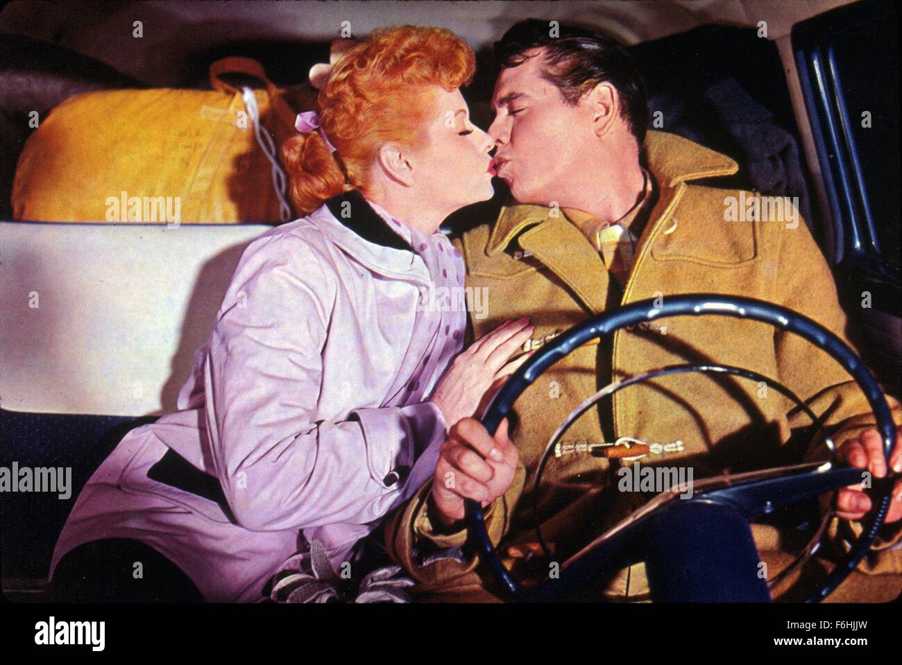 1956, Film Title: FOREVER DARLING, Director: ALEXANDER HALL, Studio: MGM, Pictured: DESI ARNAZ, LUCILLE BALL, ALEXANDER HALL. (Credit Image: SNAP) Stock Photo