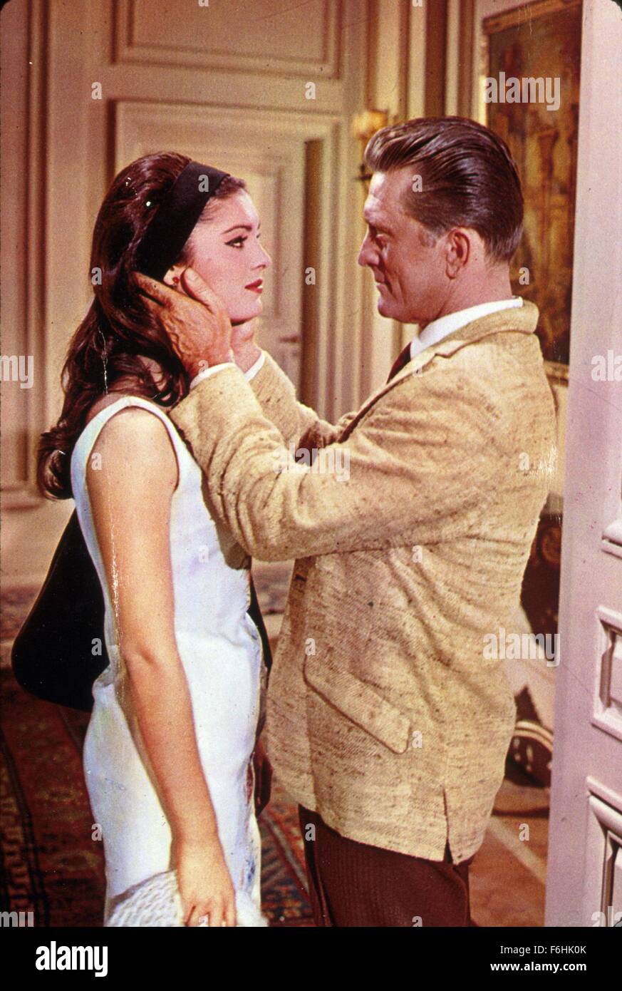 1962, Film Title: TWO WEEKS IN ANOTHER TOWN, Director: VINCENTE MINNELLI, Studio: MGM, Pictured: KIRK DOUGLAS, DALIAH LAVI. (Credit Image: SNAP) Stock Photo