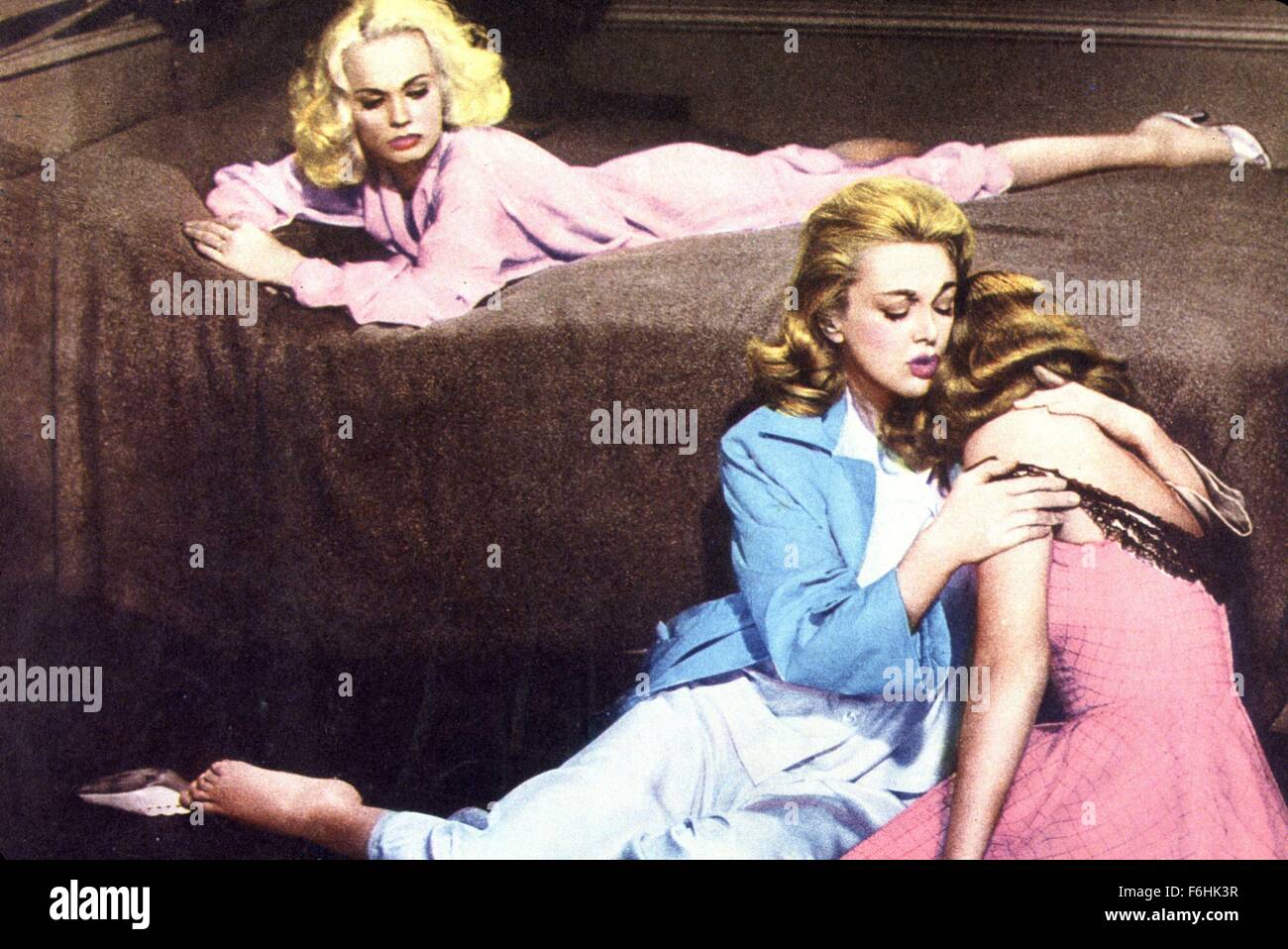 1958, Film Title: HIGH SCHOOL CONFIDENTIAL!, Director: JACK ARNOLD, Studio: MGM, Pictured: JACK ARNOLD, DIANE JERGENS, JAN STERLING. (Credit Image: SNAP) Stock Photo