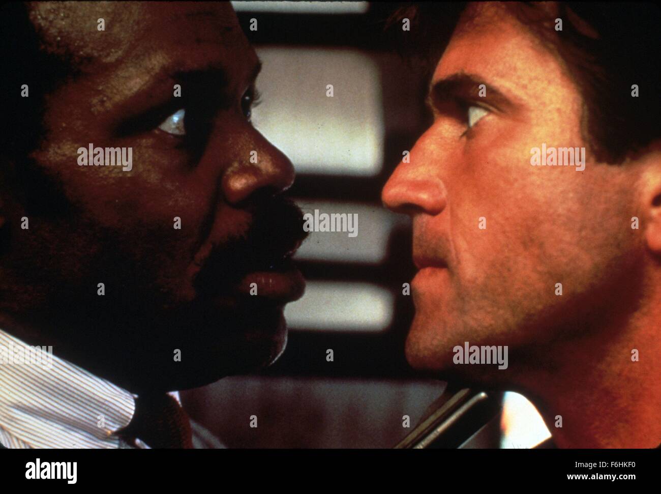 1992, Film Title: LETHAL WEAPON 3, Director: RICHARD DONNER, Studio: WARNER, Pictured: RICHARD DONNER, MEL GIBSON. (Credit Image: SNAP) Stock Photo