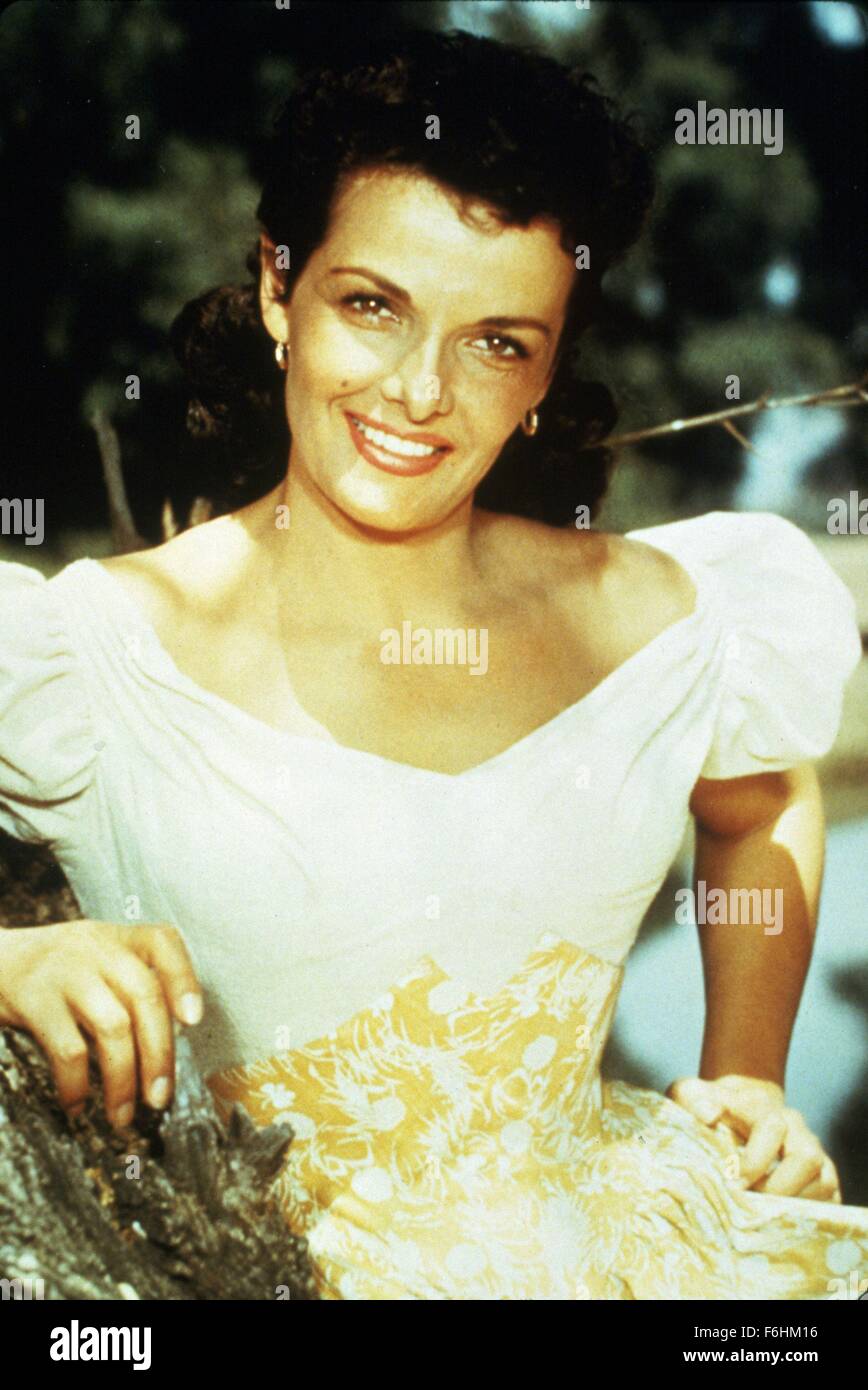 1955, Film Title: TALL MEN, Director: RAOUL WALSH, Studio: FOX, Pictured: JANE RUSSELL. (Credit Image: SNAP) Stock Photo