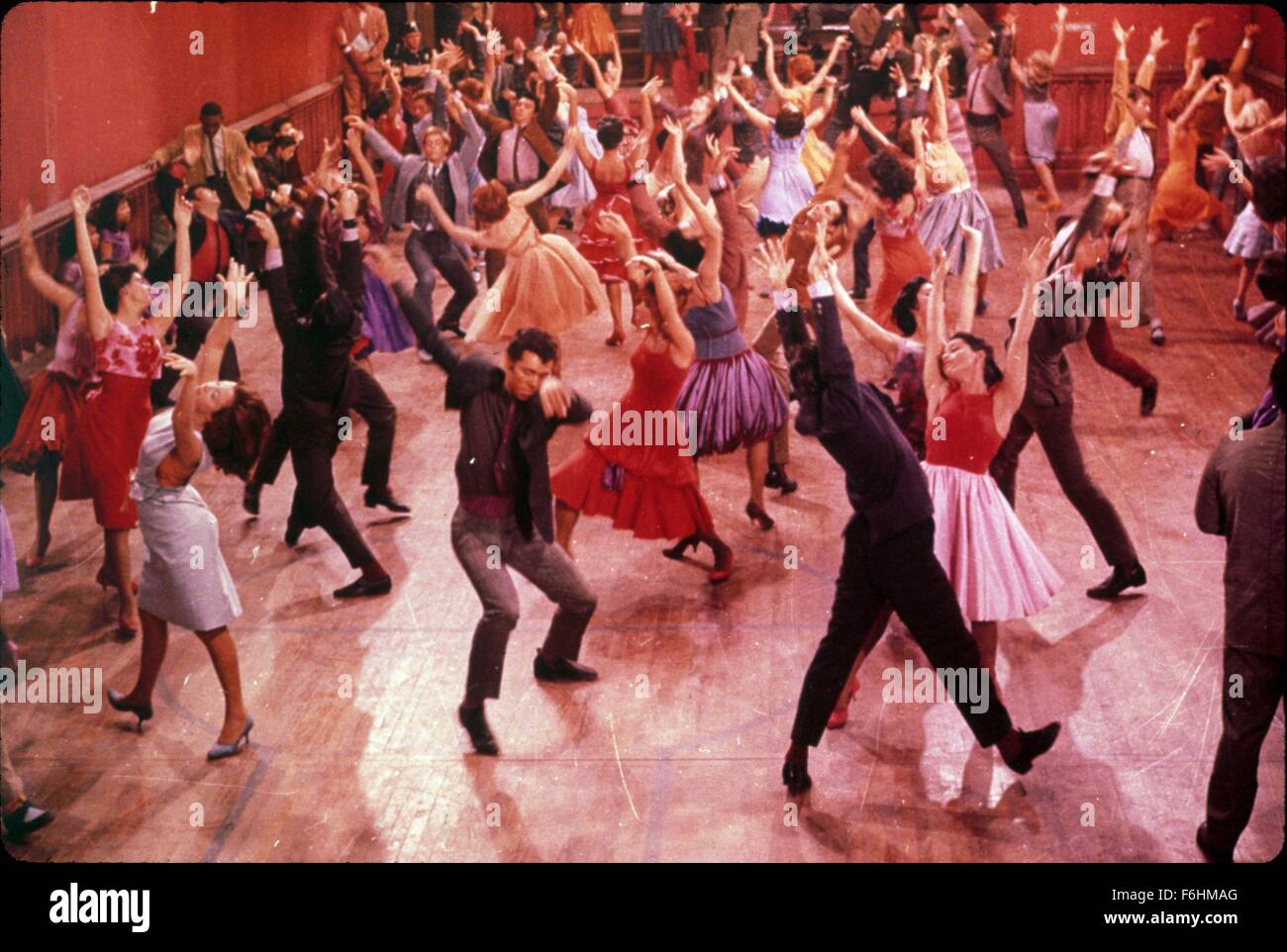 1961, Film Title: WEST SIDE STORY, Director: ROBERT WISE, Pictured: DANCING, ENSEMBLE. (Credit Image: SNAP) Stock Photo