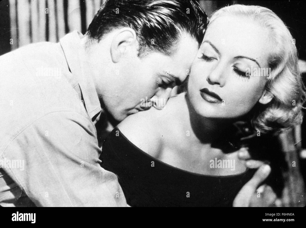 1933, Film Title: WHITE WOMAN, Director: STUART WALKER, Studio: PARAMOUNT, Pictured: CAROLE LOMBARD, ROMANCE, KENT TAYLOR. (Credit Image: SNAP) Stock Photo