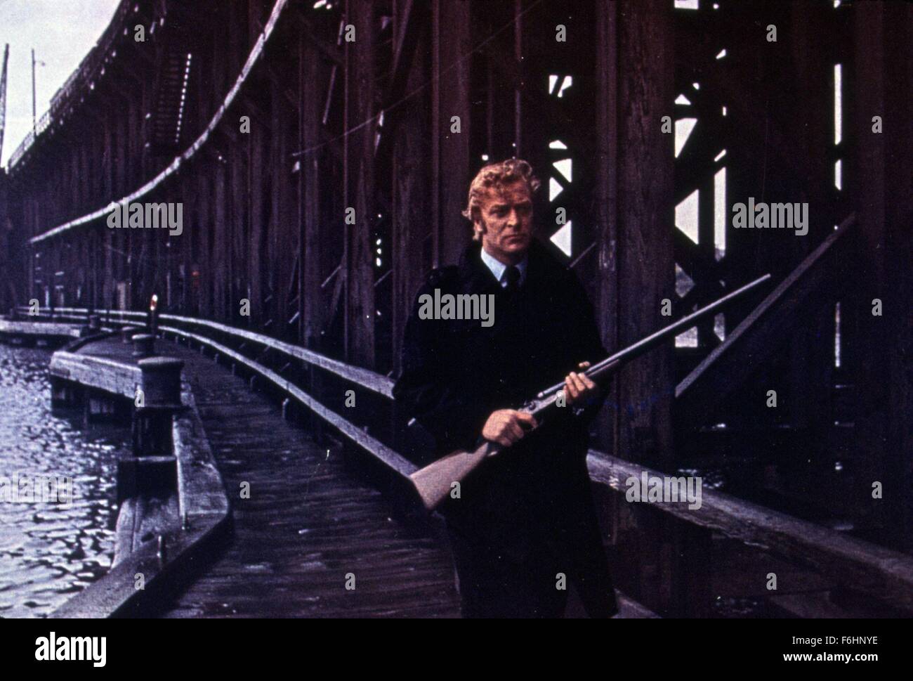 1971, Film Title: GET CARTER, Director: MIKE HODGES, Pictured: MICHAEL CAINE. (Credit Image: SNAP) Stock Photo