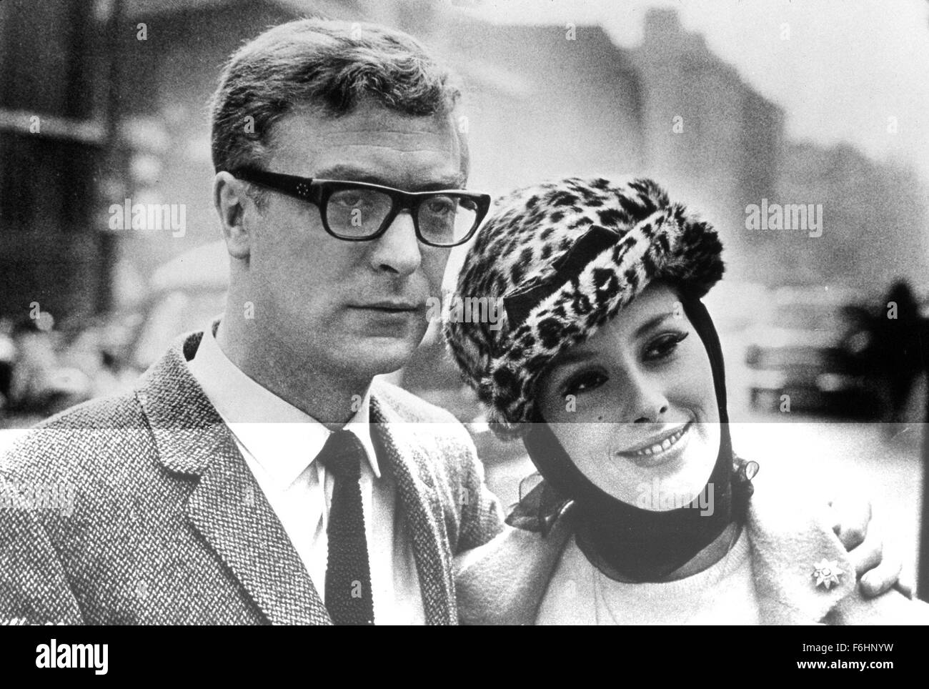 1965, Film Title: IPCRESS FILE, Director: SIDNEY J FURIE, Pictured: MICHAEL CAINE, SIDNEY J FURIE. (Credit Image: SNAP) Stock Photo