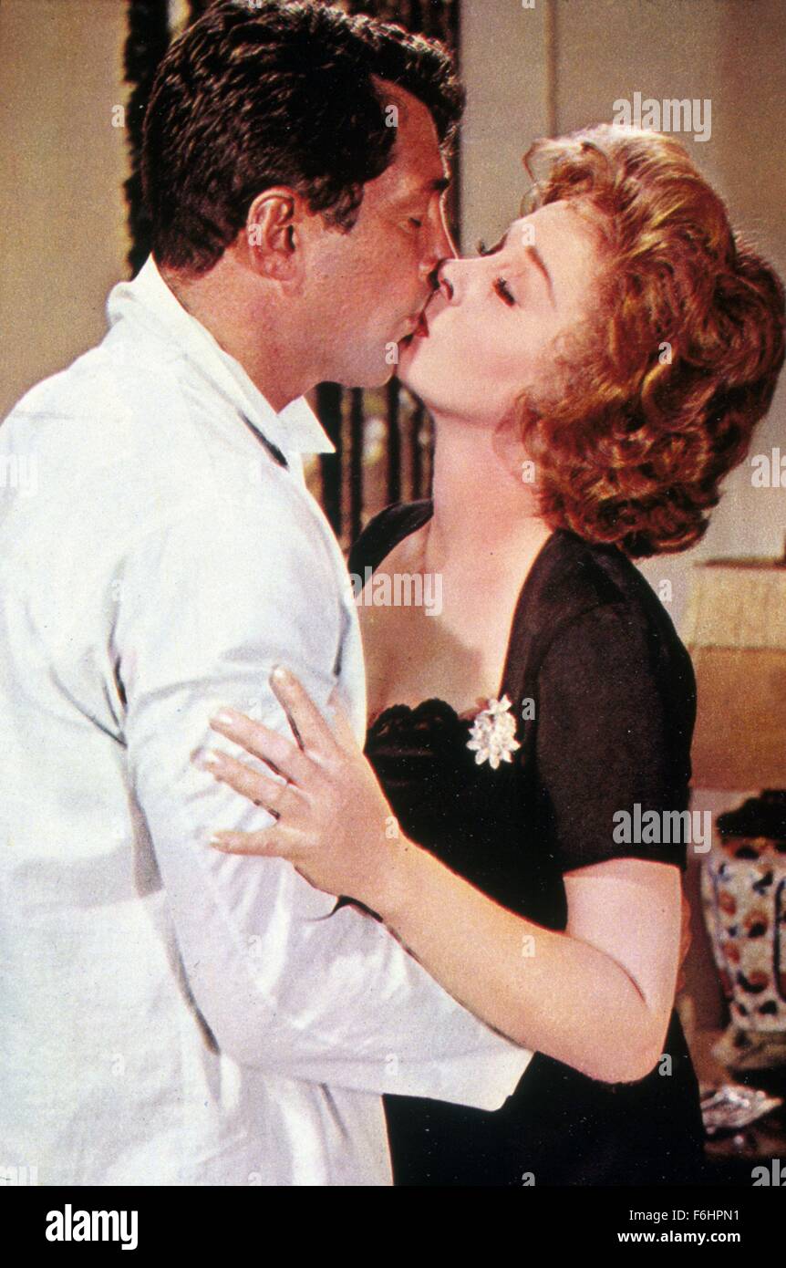 1961, Film Title: ADA, Director: DANIEL MANN, Studio: MGM, Pictured: SUSAN HAYWARD, KISSING, DANIEL MANN, DEAN MARTIN. (Credit Image: SNAP) Stock Photo