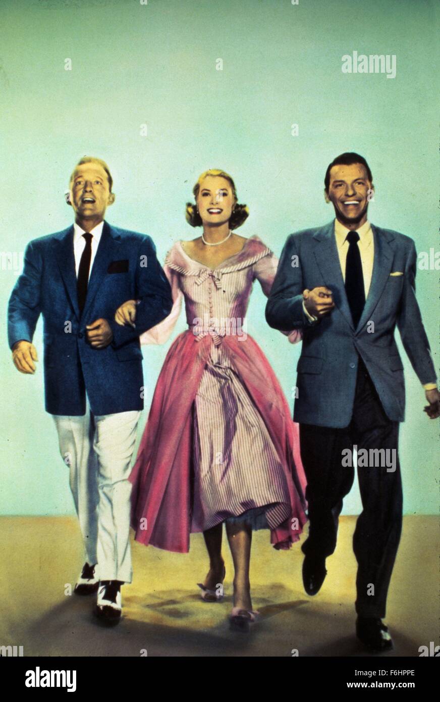 1956, Film Title: HIGH SOCIETY, Director: CHARLES WALTERS, Studio: MGM, Pictured: BING CROSBY, GRACE KELLY, FRANK SINATRA. (Credit Image: SNAP) Stock Photo