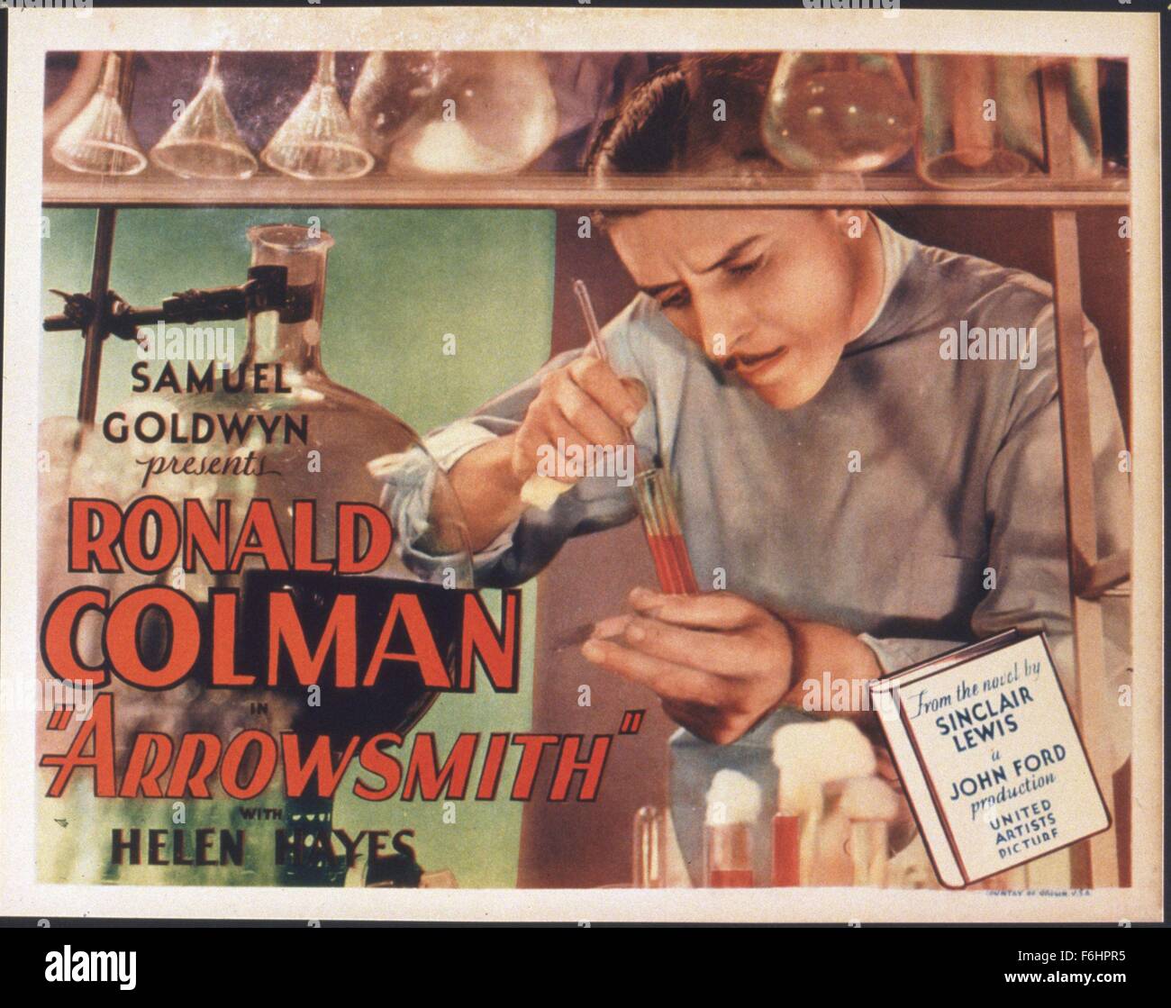 1931, Film Title: ARROWSMITH, Director: JOHN FORD, Studio: GOLDWYN, Pictured: RONALD COLMAN. (Credit Image: SNAP) Stock Photo