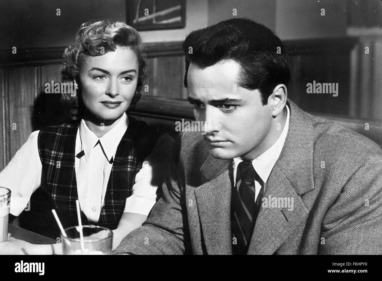 1951, Film Title: SATURDAY'S HERO, Director: DAVID MILLER, Studio: COLUMBIA, Pictured: JOHN DEREK, DAVID MILLER. (Credit Image: SNAP) Stock Photo