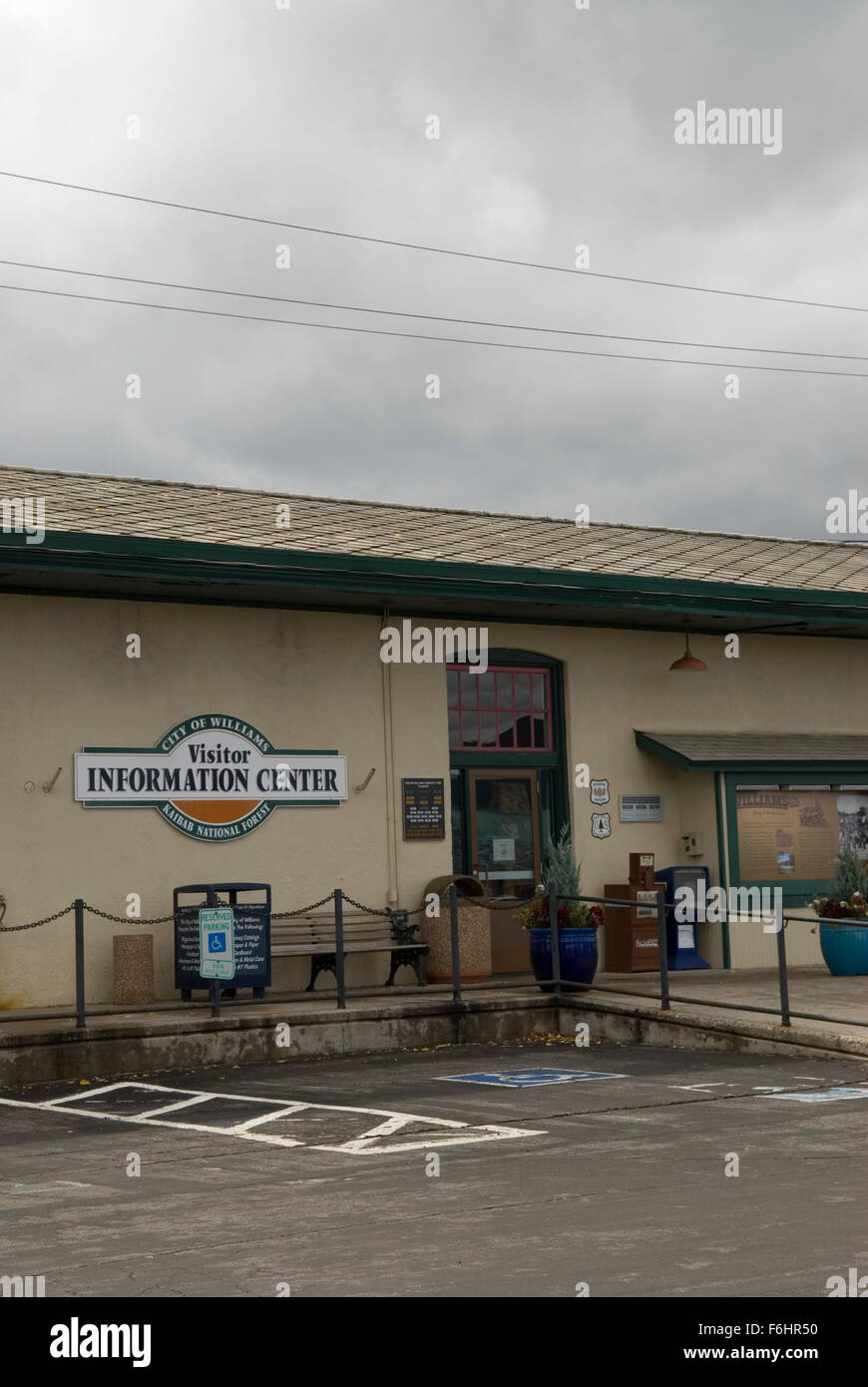 Williams Arizona Visitor Center USA Stock Photo Alamy