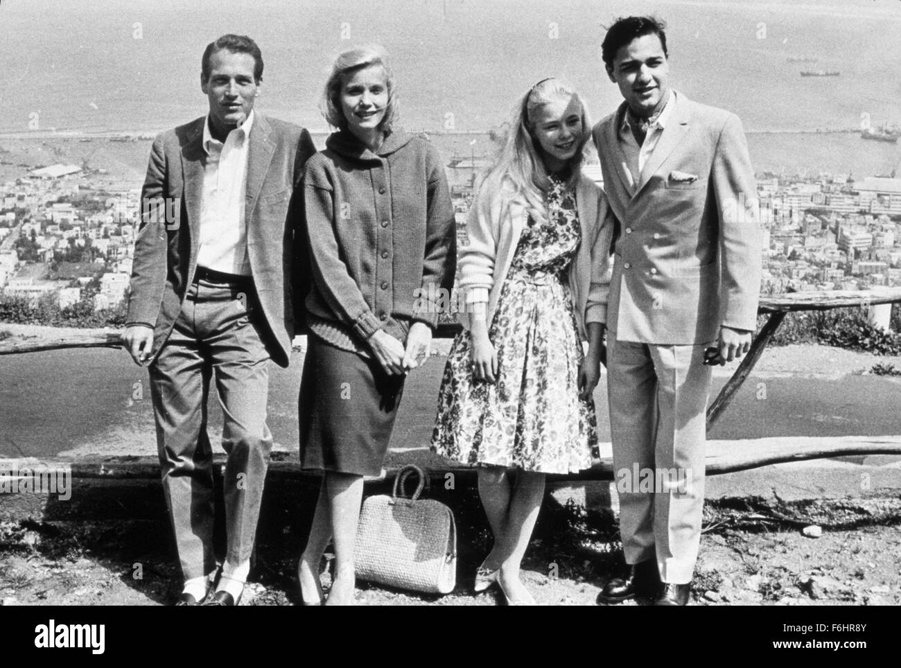 Jill Haworth And Kirk Douglas Jill Haworth And Kirk Douglas