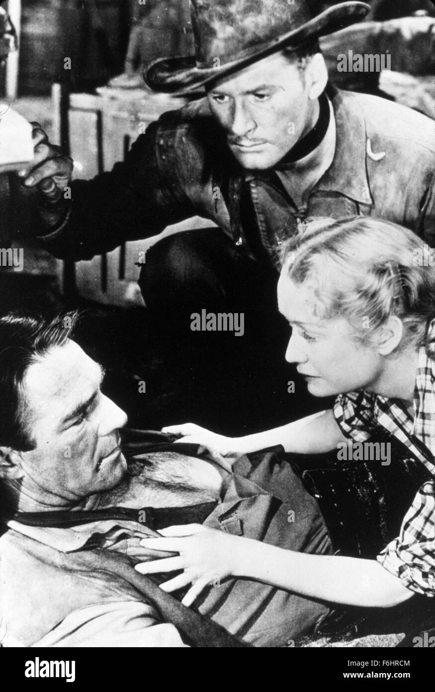 1940, Film Title: VIRGINIA CITY, Director: MICHAEL CURTIZ, Studio: WARNER, Pictured: MICHAEL CURTIZ, ERROL FLYNN, MIRIAM HOPKINS. (Credit Image: SNAP) Stock Photo