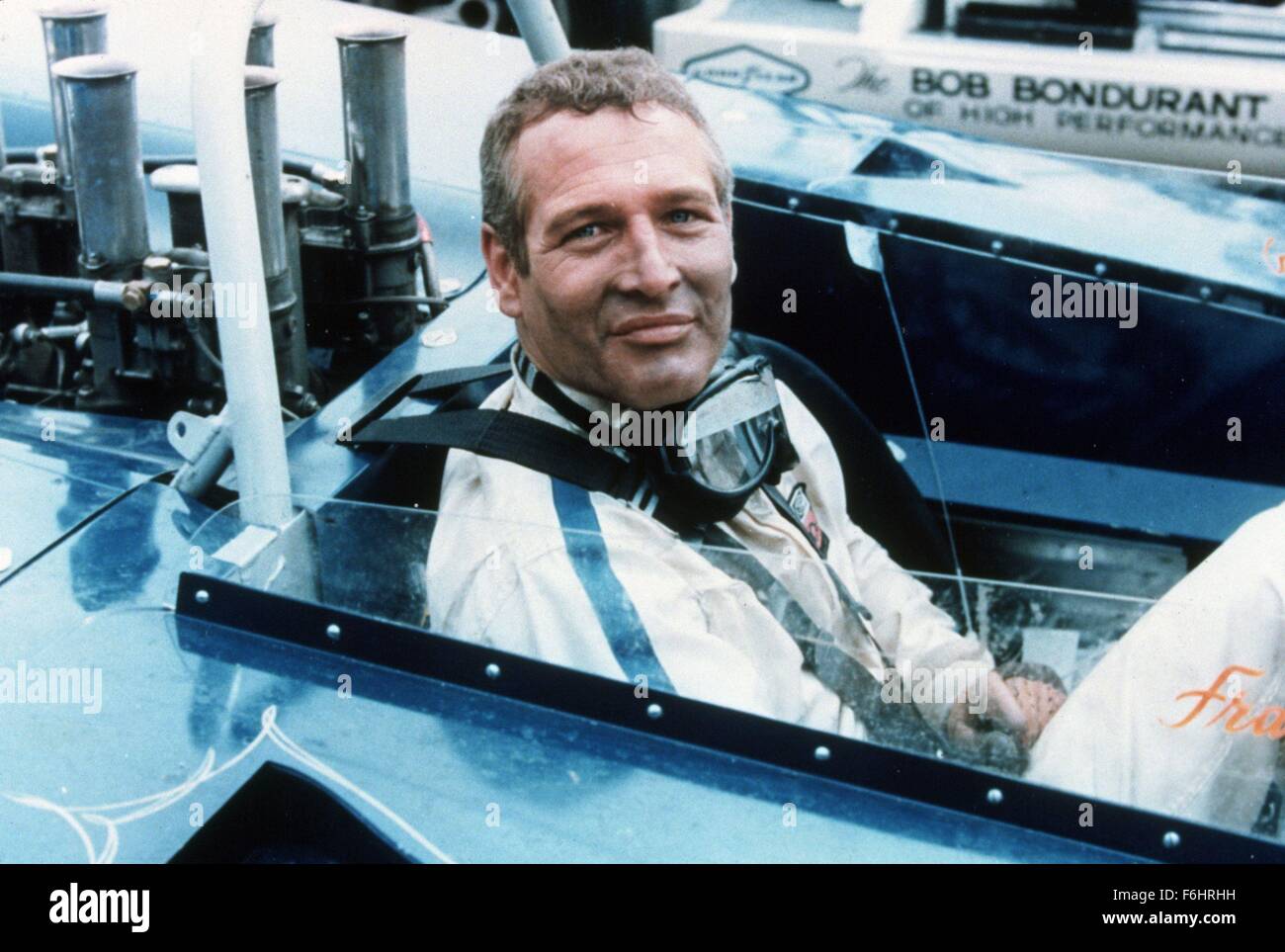 1969, Film Title: WINNING, Director: JAMES GOLDSTONE, Pictured: JAMES GOLDSTONE, PAUL NEWMAN, RACING CAR. (Credit Image: SNAP) Stock Photo