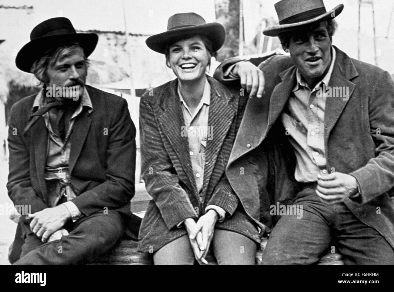 1969, Film Title: BUTCH CASSIDY AND THE SUNDANCE KID, Director: GEORGE ROY  HILL, Pictured: GEORGE ROY HILL, PAUL NEWMAN, ROBERT REDFORD. (Credit  Image: SNAP Stock Photo - Alamy