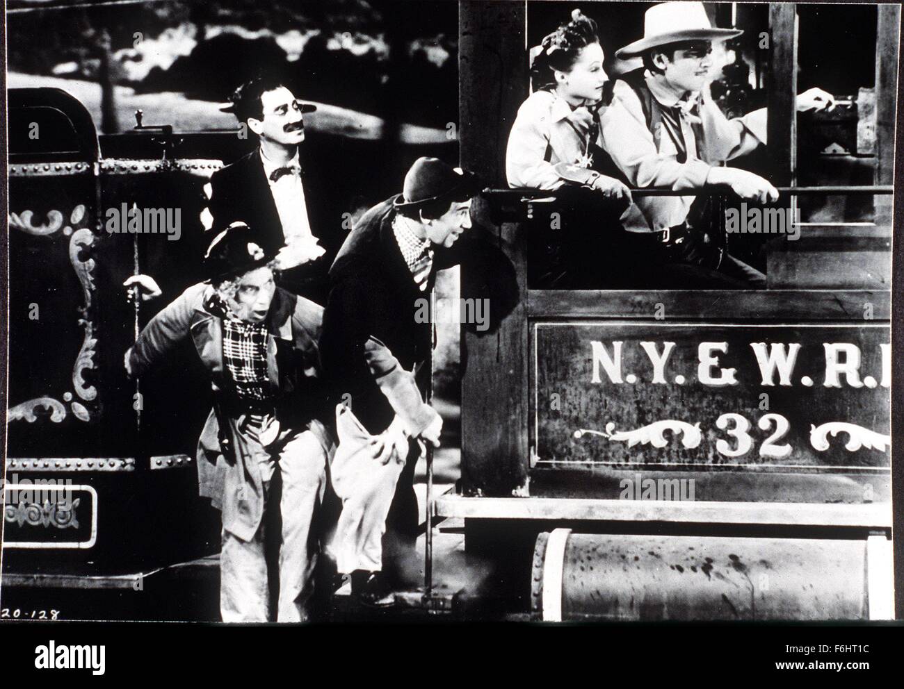 1940, Film Title: GO WEST, Director: EDWARD BUZZELL, Studio: MGM, Pictured: 1940, EDWARD BUZZELL, JOHN CARROLL, DIANA LEWIS, MARX BROTHERS, CHICO MARX, GROUCHO MARX. (Credit Image: SNAP) Stock Photo