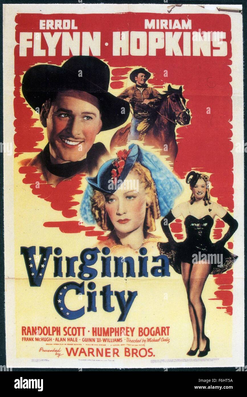 1940, Film Title VIRGINIA CITY, Director MICHAEL CURTIZ, Studio