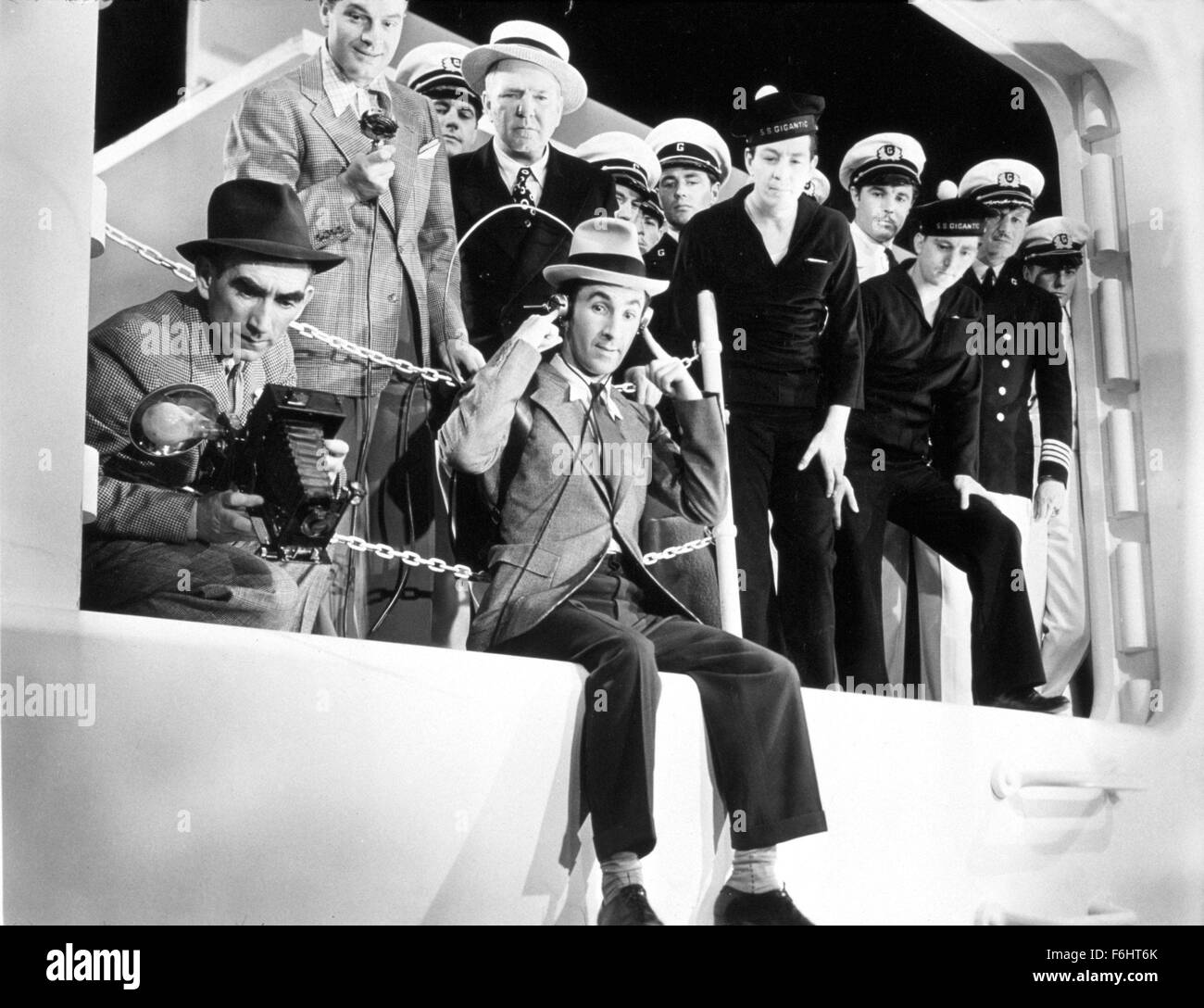 1938, Film Title: BIG BROADCAST OF 1938, Director: MITCHELL LEISEN, Studio: PARAMOUNT, Pictured: BEN BLUE, W C FIELDS, BOB HOPE. (Credit Image: SNAP) Stock Photo