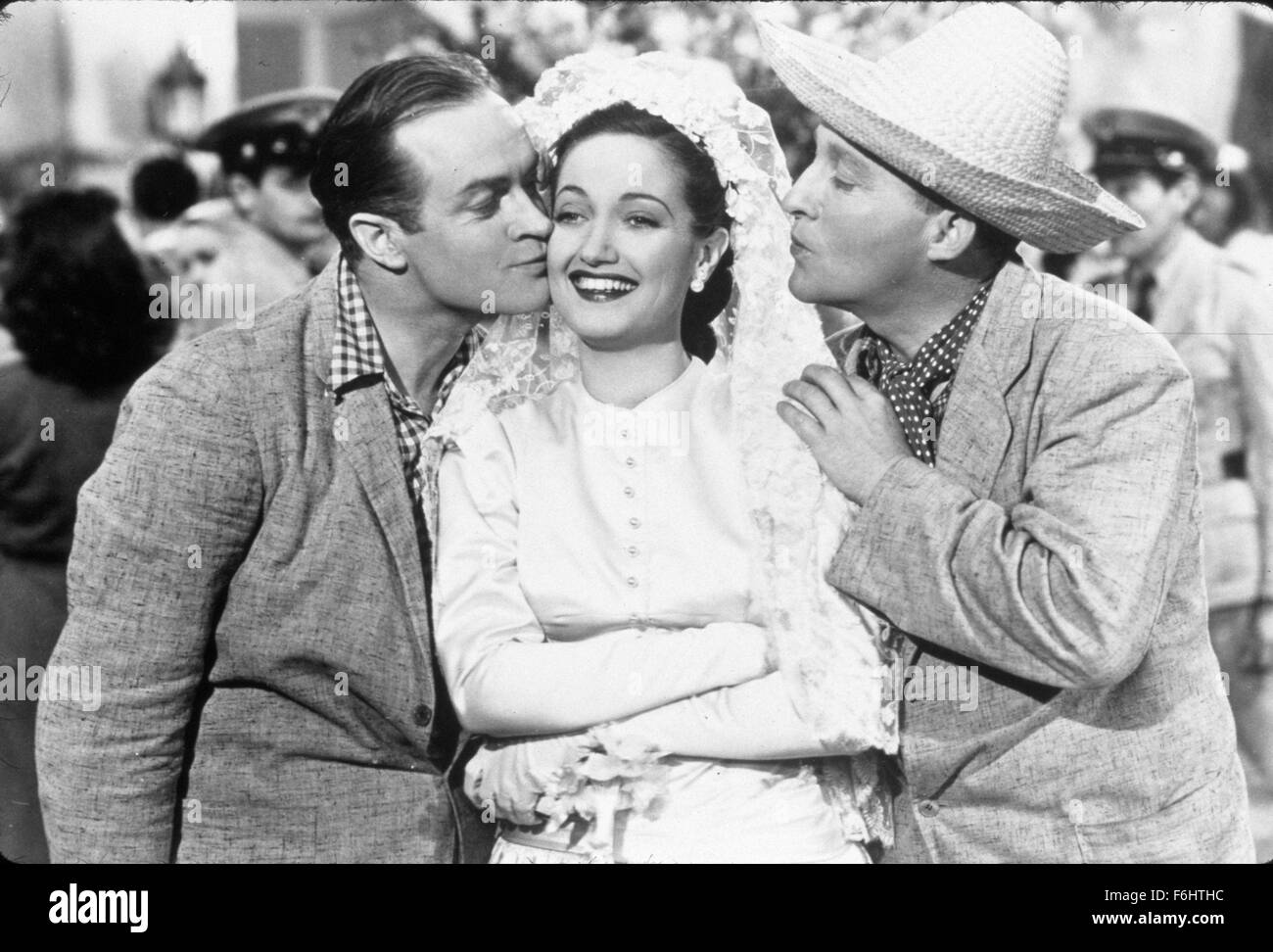 1947, Film Title: ROAD TO RIO, Director: NORMAN Z McLEOD, Studio: PARAMOUNT, Pictured: BING CROSBY, BOB HOPE, DOROTHY LAMOUR. (Credit Image: SNAP) Stock Photo