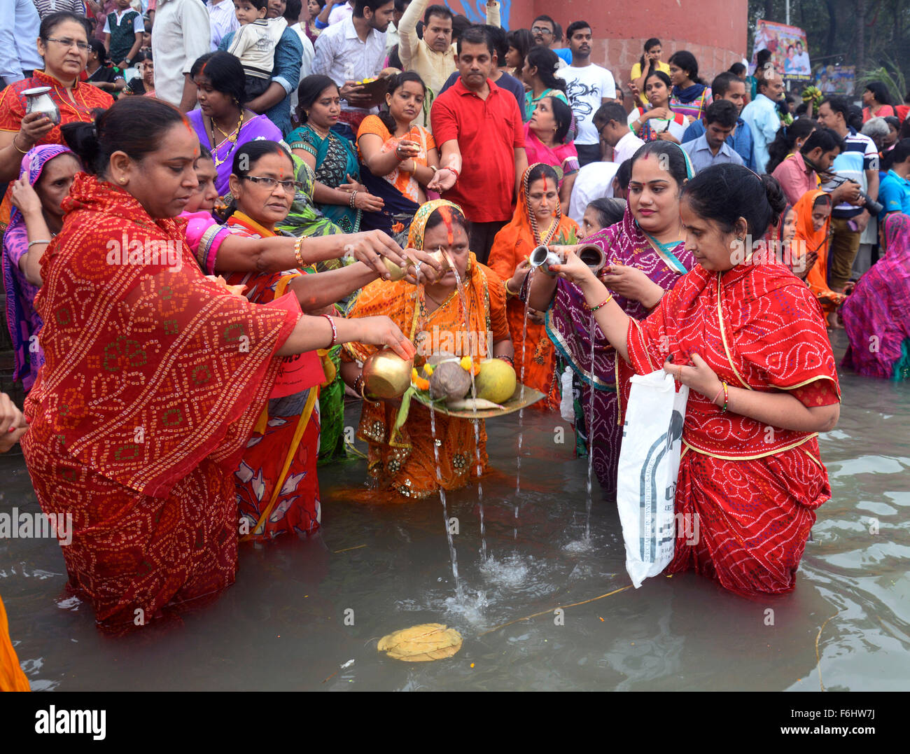 Kolkata, India. 17th Nov, 2015. Hindu community from Bihar and UP ...