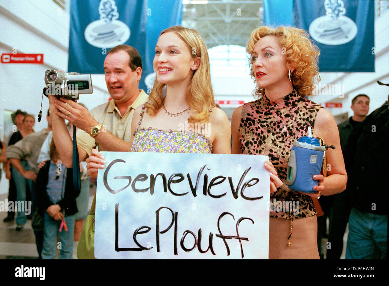 Jul 18, 2002; Hollywood, CA, USA; BRANDON SMITH as Arnie Grady, JULIE WHITE as Bootsie Grady, and JANE MCGREGOR as Starla Grady in Melanie Mayron's 'Slap Her, She's French.' Stock Photo