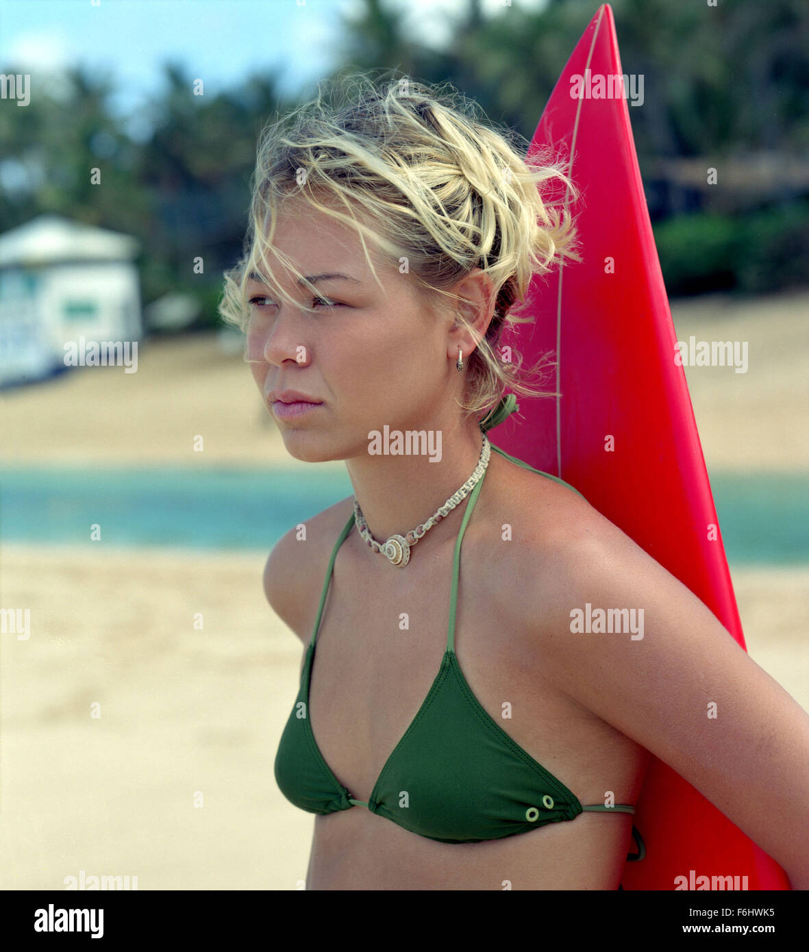 Jul 18, 2002; Hollywood, California, USA; Lena, SANOE LAKE has surfed all her life..  (Credit Image: ) Stock Photo