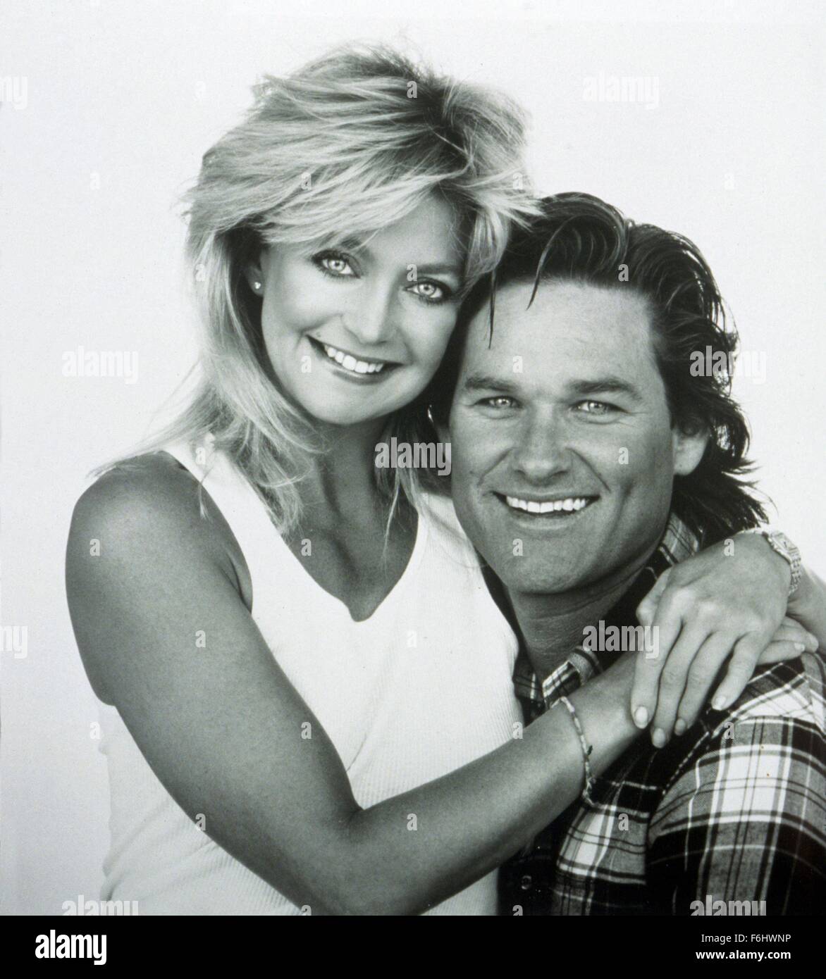 1987, Film Title: OVERBOARD, Director: GARRY MARSHALL, Studio: MGM, Pictured: 1987, GOLDIE HAWN, KURT RUSSELL, SMILING, MARRIED, COUPLE. (Credit Image: SNAP) Stock Photo