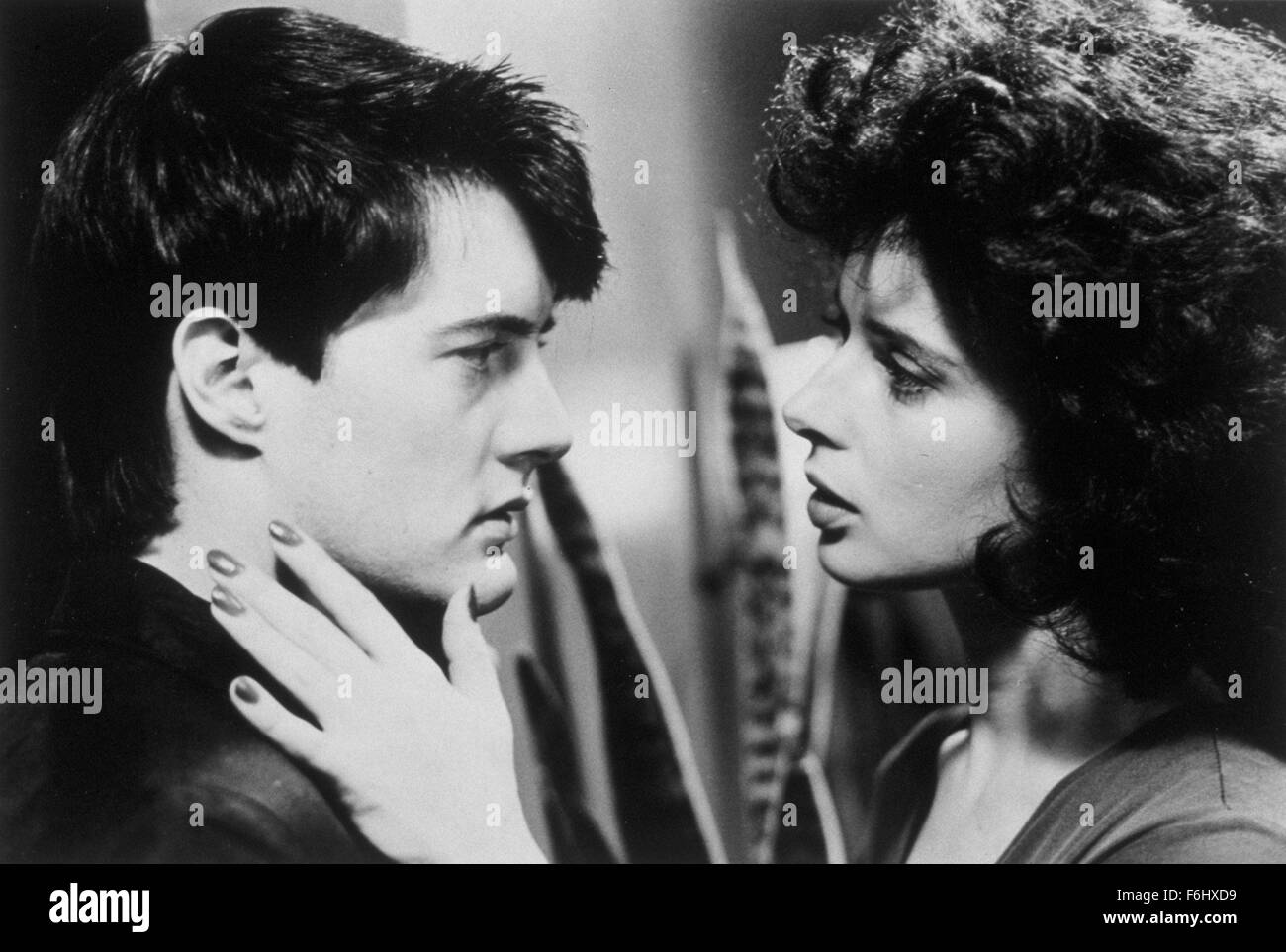 1986, Film Title: BLUE VELVET, Director: DAVID LYNCH, Studio: DEG, Pictured: DAVID LYNCH, KYLE MacLACHLAN. (Credit Image: SNAP) Stock Photo