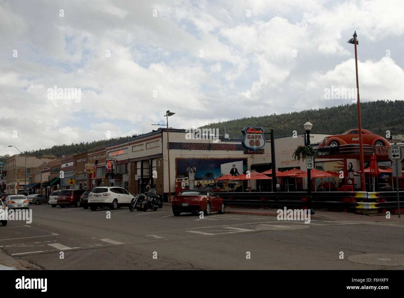 Williams Arizona Street View USA Stock Photo Alamy