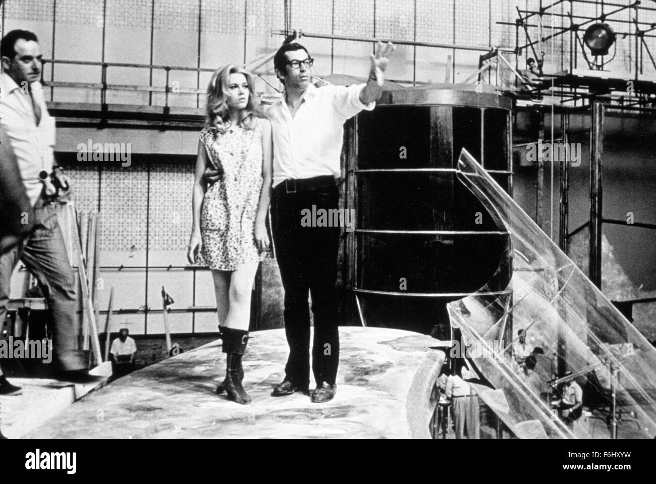 1968, Film Title: BARBARELLA, Director: ROGER VADIM, Studio: PARAMOUNT, Pictured: JANE FONDA, MARRIED COUPLES. (Credit Image: SNAP) Stock Photo