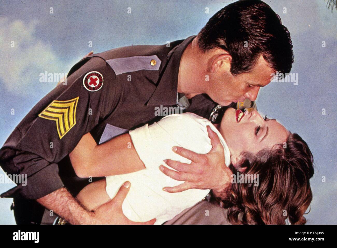 1961, Film Title: RING OF FIRE, Director: ANDREW L STONE, Studio: MGM, Pictured: DAVID JANSSEN, ROMANCE, ANDREW L STONE. (Credit Image: SNAP) Stock Photo