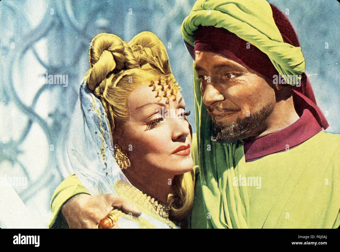 1944, Film Title: KISMET, Director: WILLIAM DIETERLE, Studio: MGM, Pictured: RONALD COLMAN, WILLIAM DIETERLE. (Credit Image: SNAP) Stock Photo