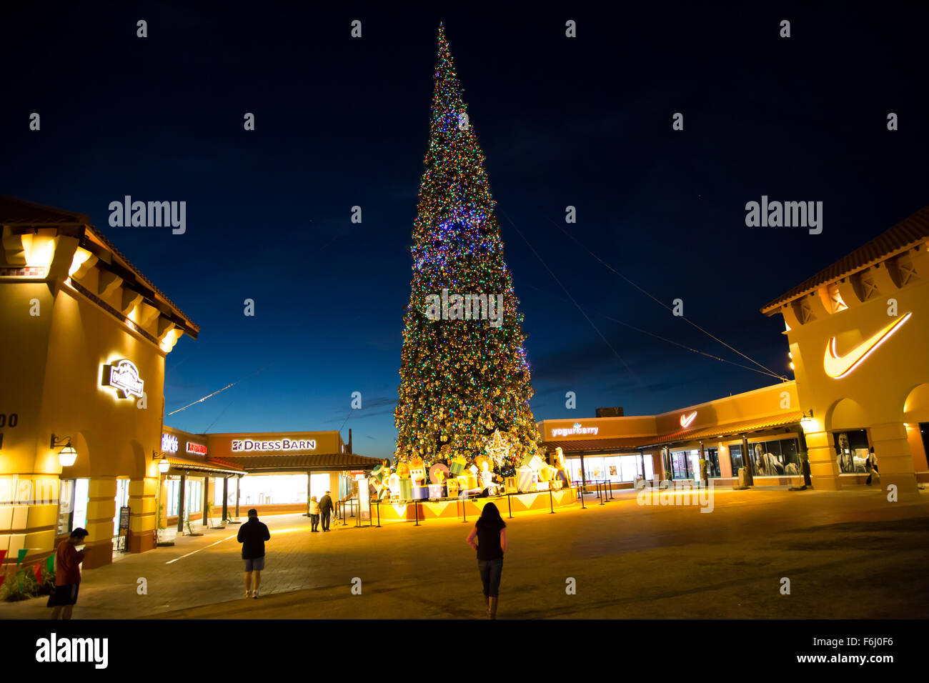 The Outlets at Anthem, Arizona Tallest Cut Christmas Tree in the