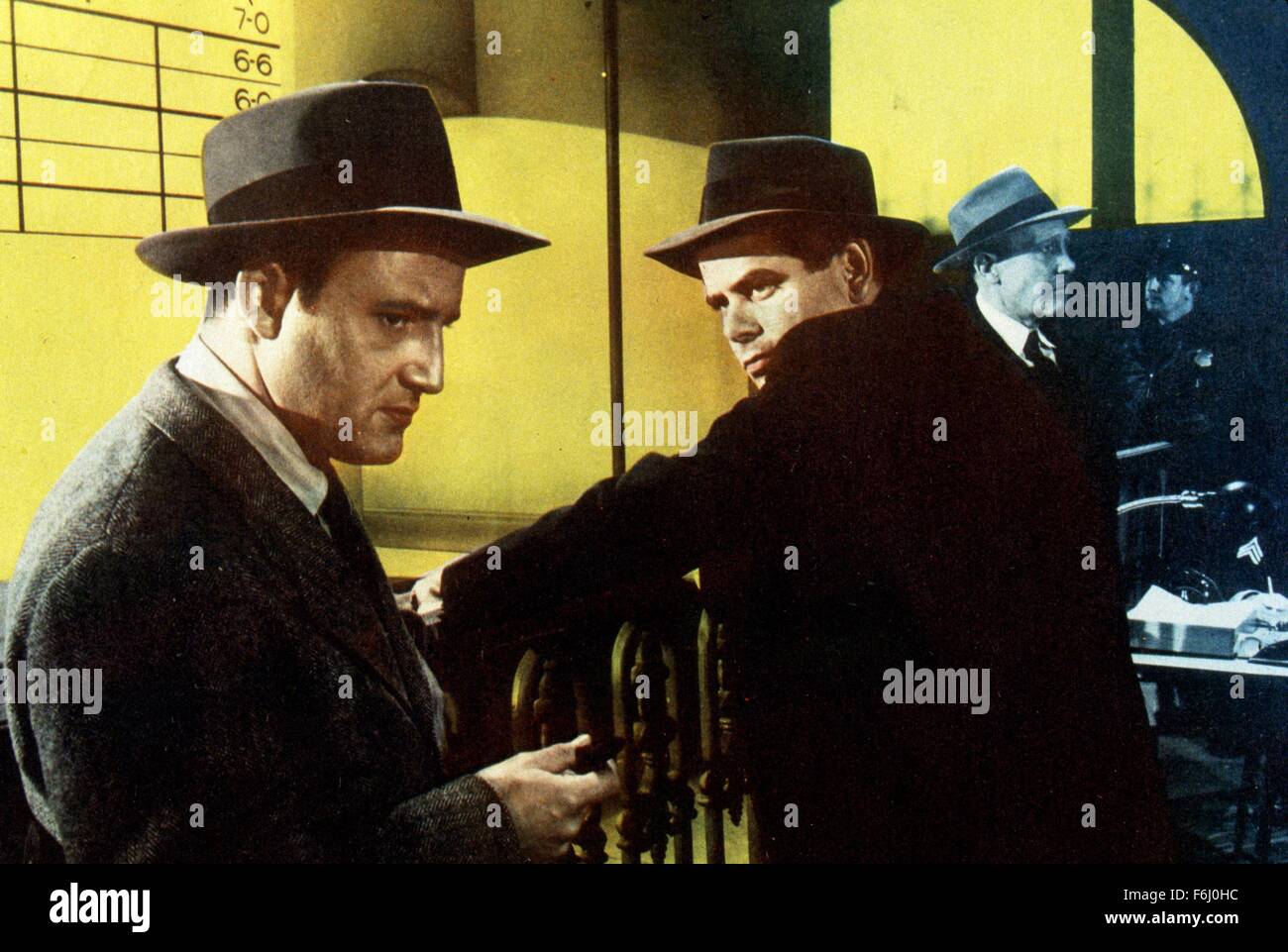 1949, Film Title: UNDERCOVER MAN, Director: JOSEPH H LEWIS, Studio: COLUMBIA, Pictured: GLENN FORD, BARRY KELLEY. (Credit Image: SNAP) Stock Photo