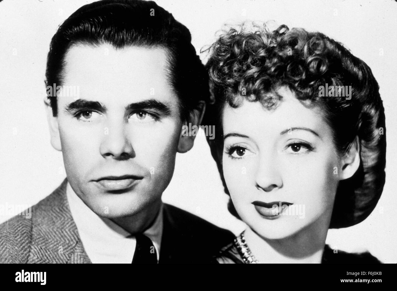 1942, Film Title: ADVENTURES OF MARTIN EDEN, Director: SIDNEY SALKOW, Studio: COLUMBIA, Pictured: GLENN FORD, EVELYN KEYES. (Credit Image: SNAP) Stock Photo