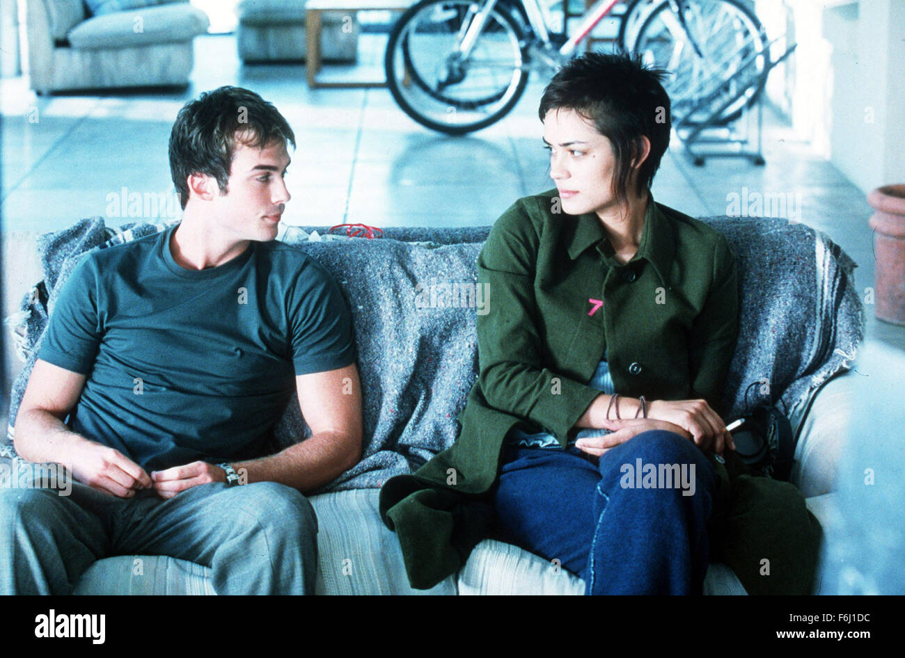 Oct 11, 2002; Hollywood, CA, USA; IAN SOMERHALDER as Paul Denton and SHANNYN SOSSAMON as Lauren Hynde in the romantic comedy/drama ''The Rules of Attraction'' directed by Roger Avary. Stock Photo