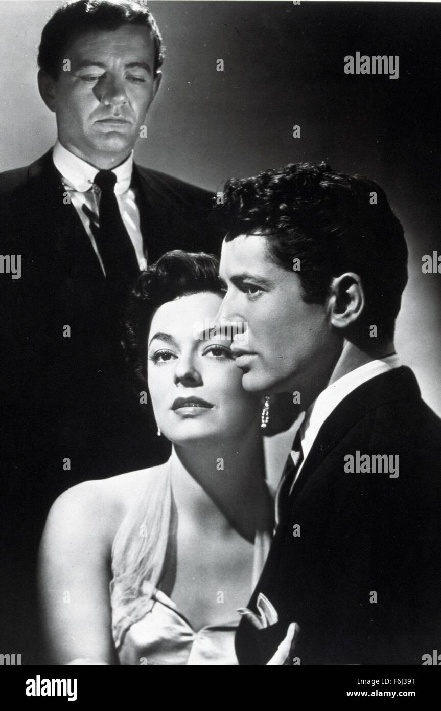 1951, Film Title: STRANGERS ON A TRAIN, Director: ALFRED HITCHCOCK, Studio: WARNER, Pictured: FARLEY GRANGER, ALFRED HITCHCOCK, RUTH ROMAN, ROBERT WALKER. (Credit Image: SNAP) Stock Photo