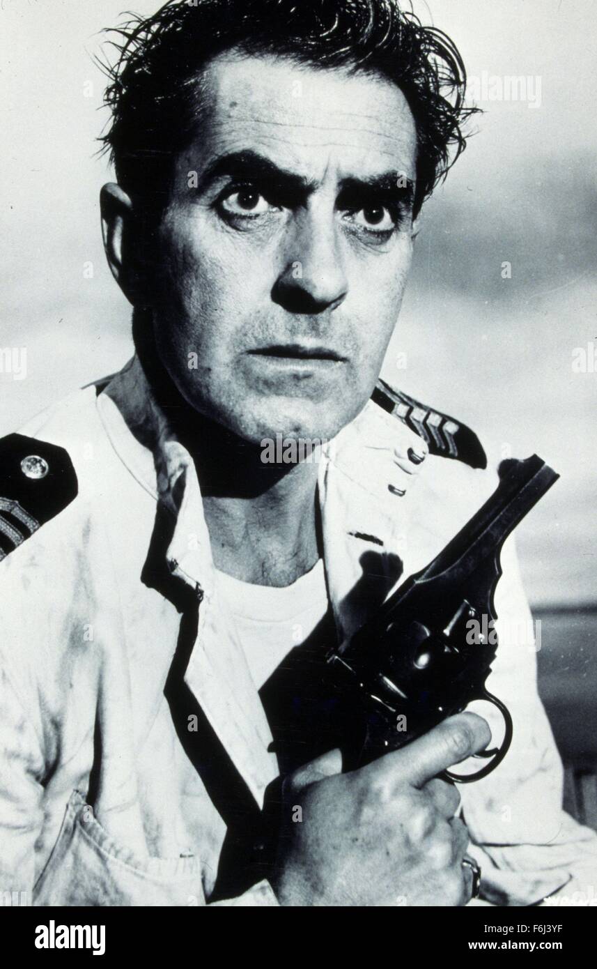 1957, Film Title: ABANDON SHIP, Director: RICHARD SALE, Studio: COLUMBIA, Pictured: TYRONE POWER. (Credit Image: SNAP) Stock Photo