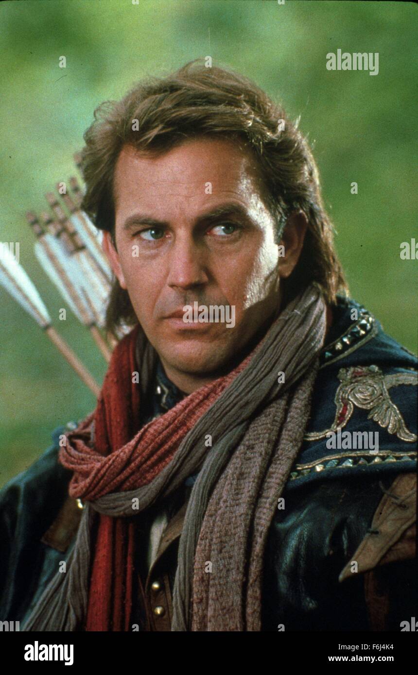 1991, Film Title: ROBIN HOOD: PRINCE OF THIEVES, Pictured: CHARACTER, KEVIN COSTNER. (Credit Image: SNAP) Stock Photo