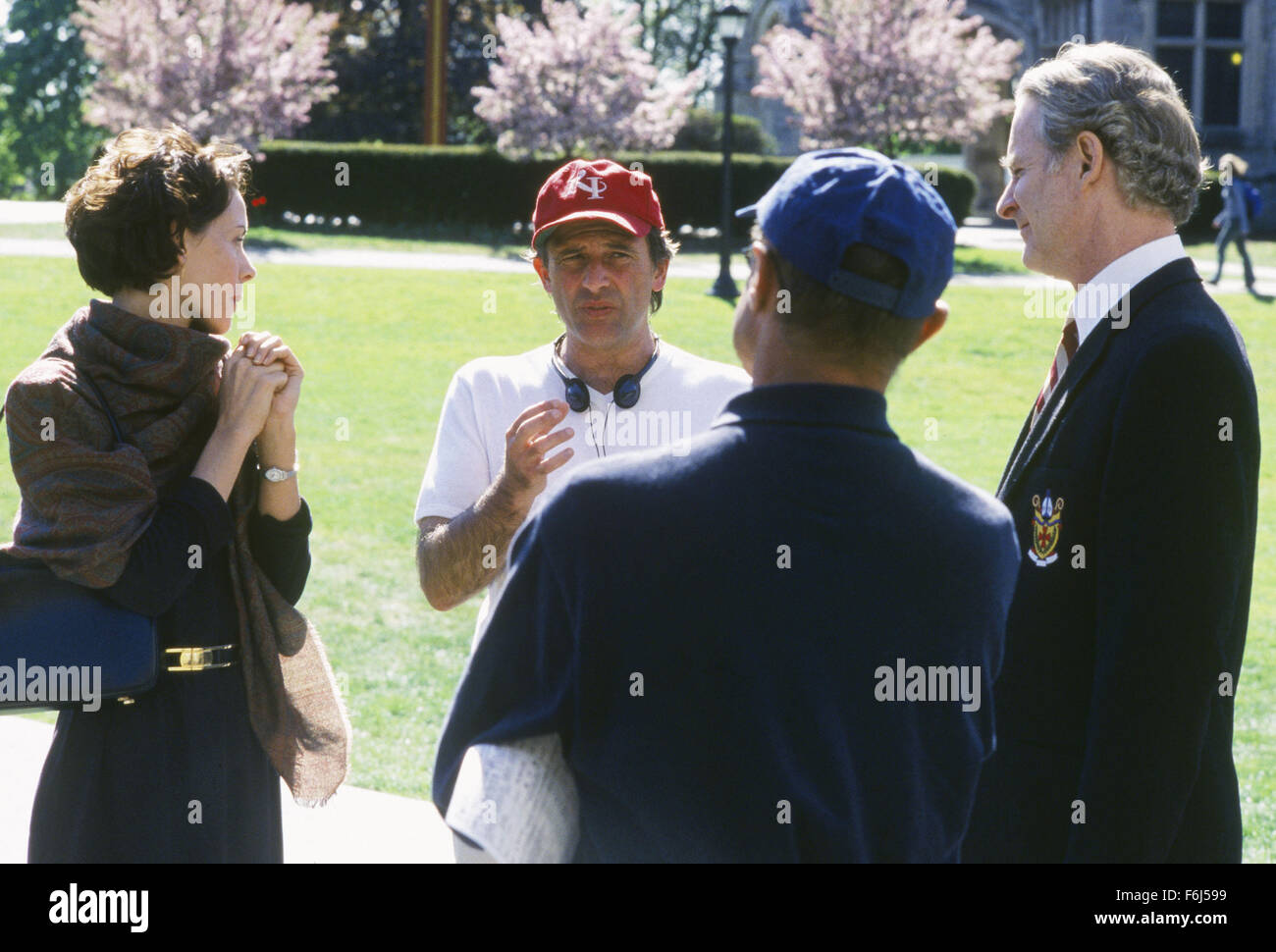 Sep 25, 2002; Hollywood, CA, USA; Director EMBETH DAVIDTZ, MICHAEL HOFFMAN and KEVIN KLINE on the set of the movie 'The Emperor's Club.'.  (Credit Image: ) Stock Photo