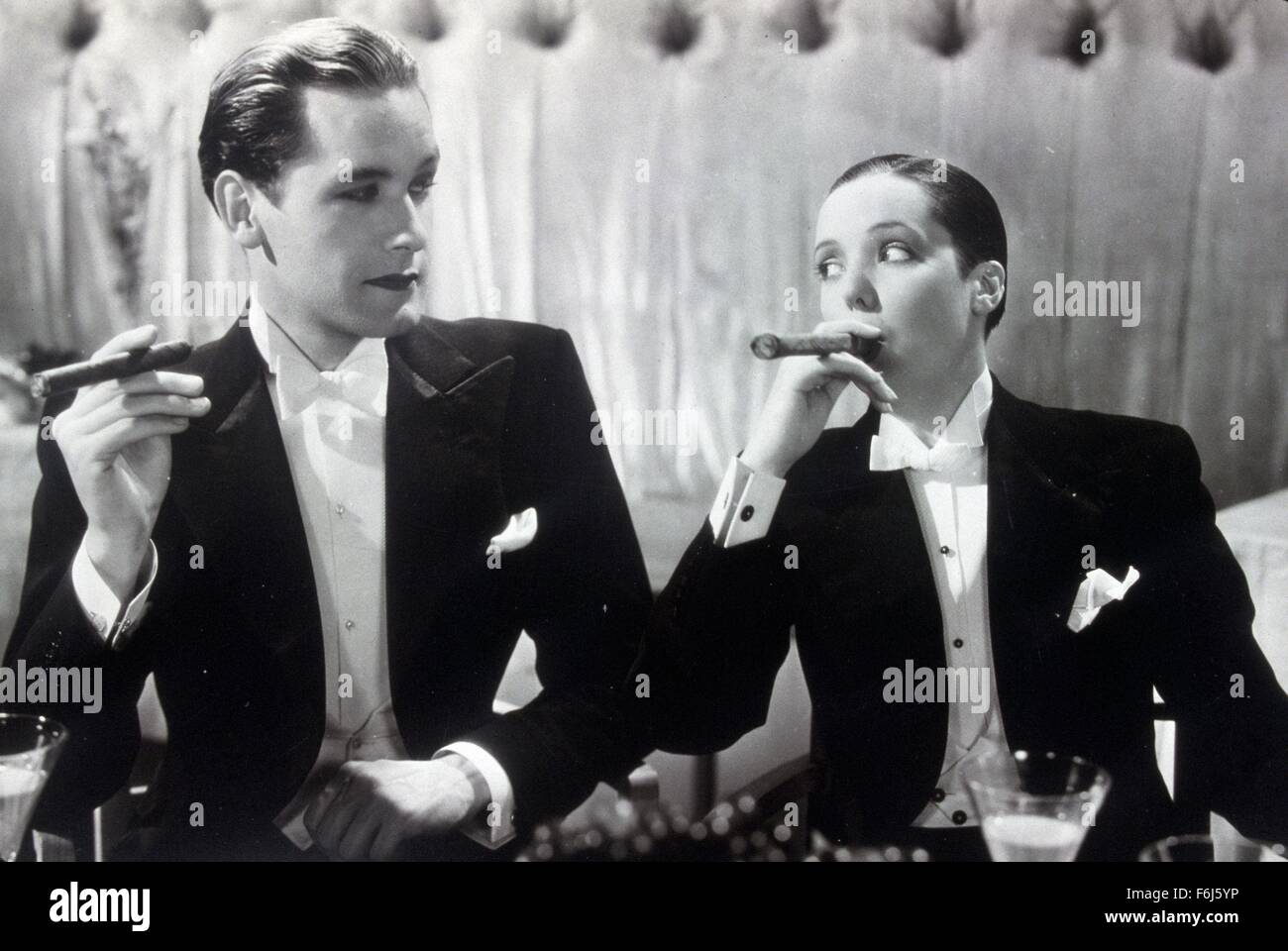1935, Film Title: FIRST A GIRL, Director: VICTOR SAVILLE, Pictured: CLOTHING, DRAG, GRIFFITH JONES, JESSIE MATTHEWS. (Credit Image: SNAP) Stock Photo