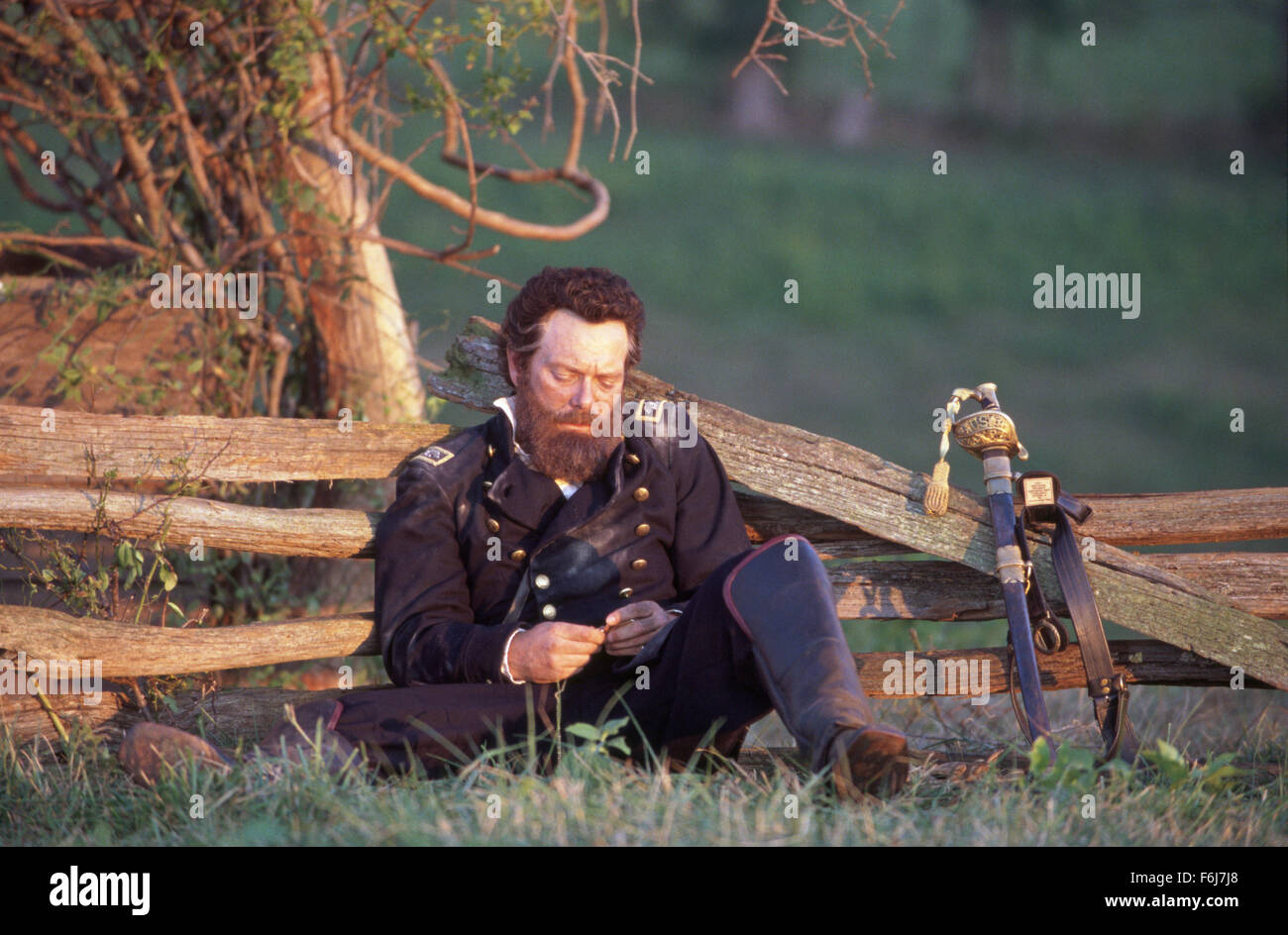 Feb 10, 2003; Hollywood, CA, USA; STEPHEN LANG as Lt. Gen. Thomas Jackson in the action, war, drama ''Gods and Generals'' directed by Ronald F. Maxwell. Stock Photo