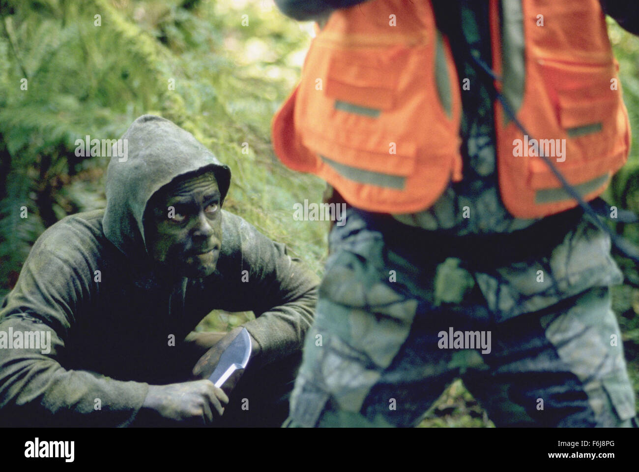 Mar 11, 2003; Portland, OR, USA; Actor BENICIO DEL TORO stars as Aaron Hallam in 'The Hunted.' Stock Photo